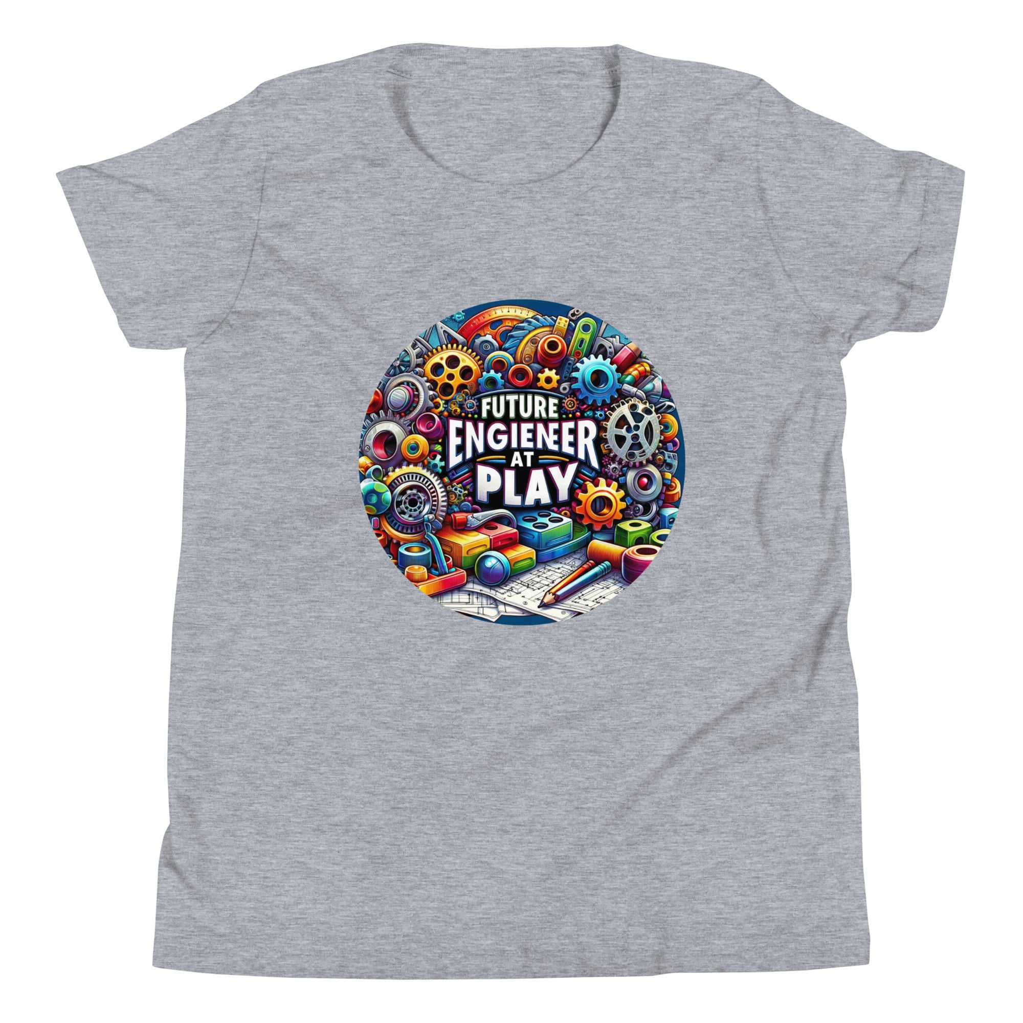 Future Engineer At Play Unisex Kids' T-Shirt - Inspiring STEM Tee | STEAM Evolution