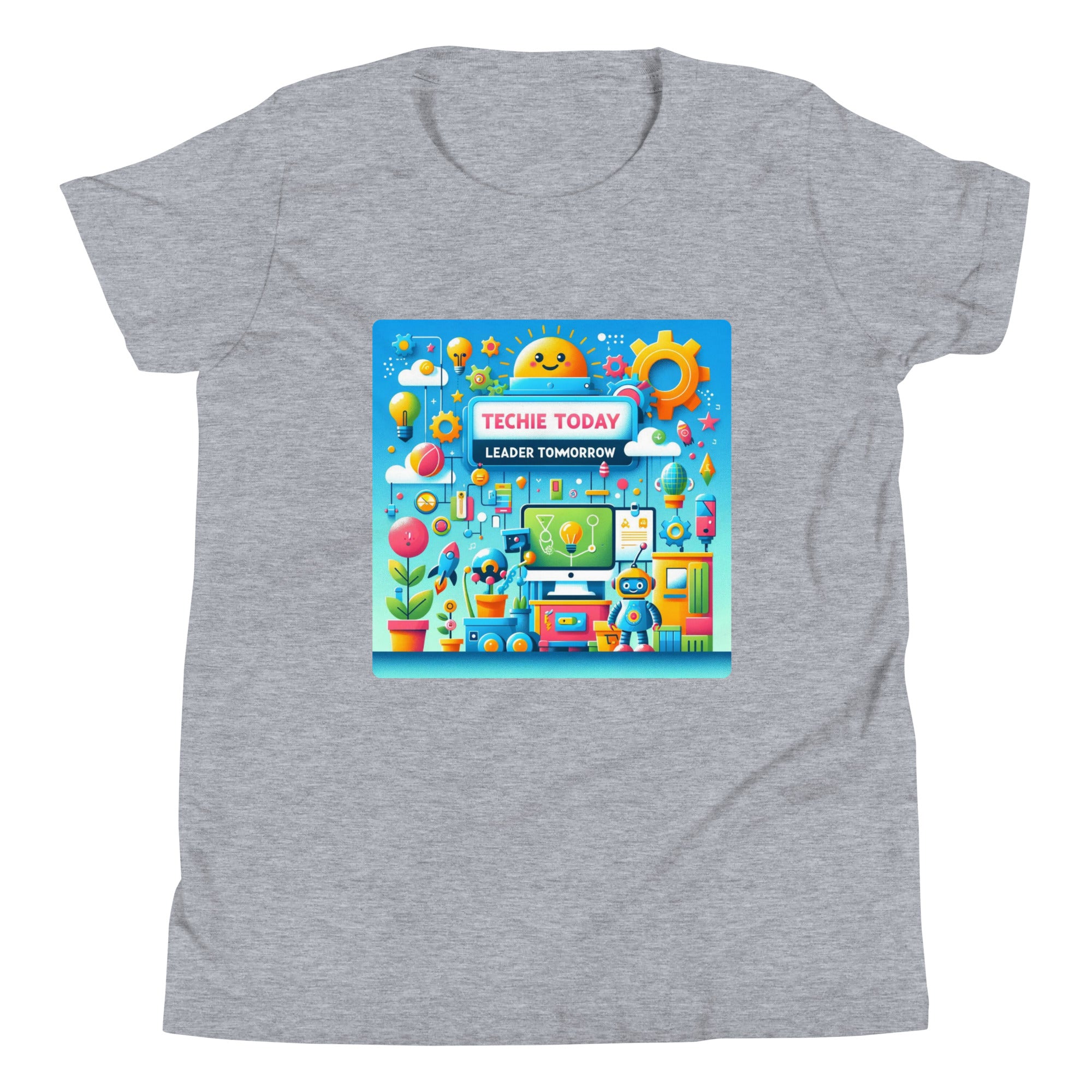 Techie Today, Leader Tomorrow Unisex Kids' T-Shirt - Future Innovator Tee | STEAM Evolution