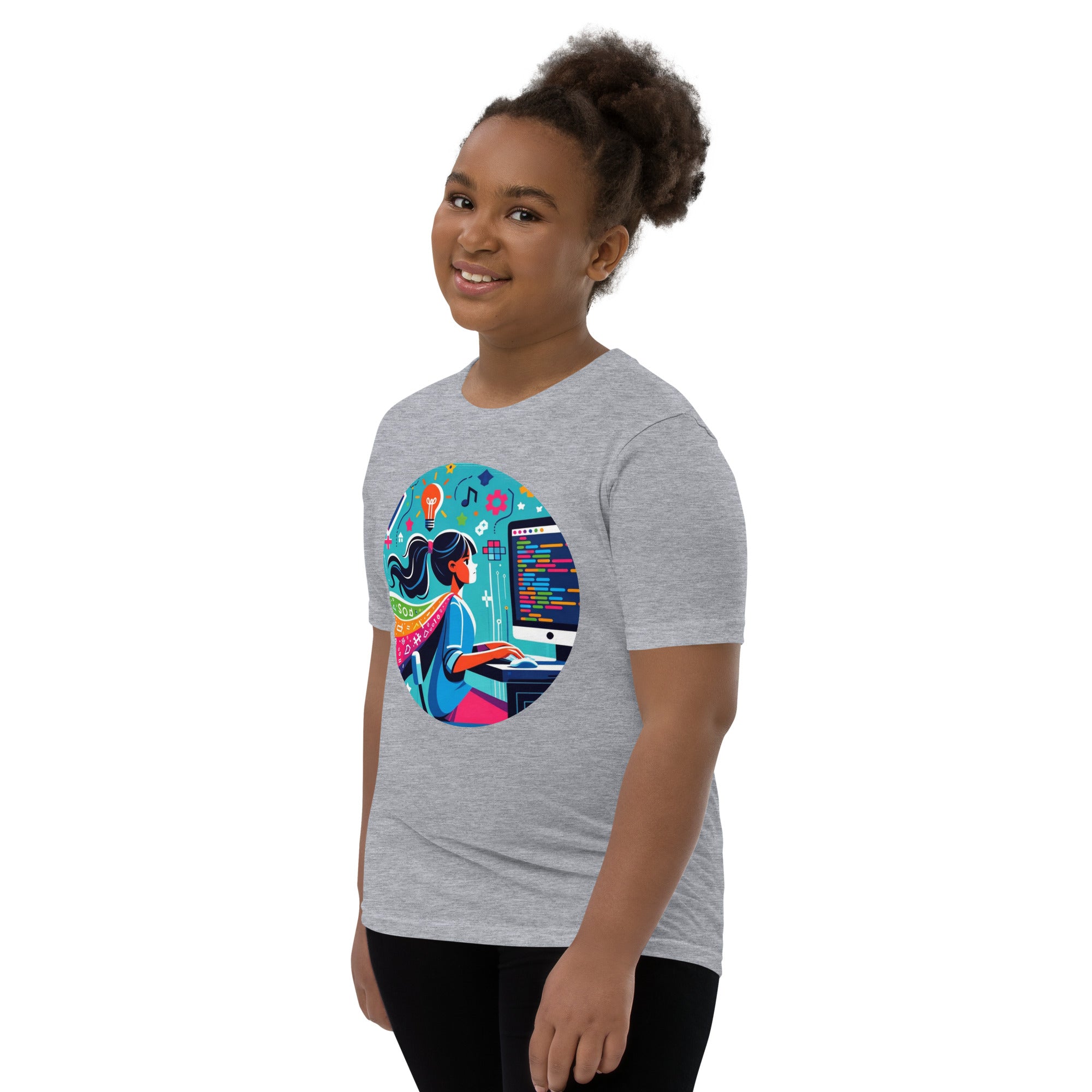 Coding Is My Superpower - Girls' Coding Empowerment T-Shirt | STEAM Evolution