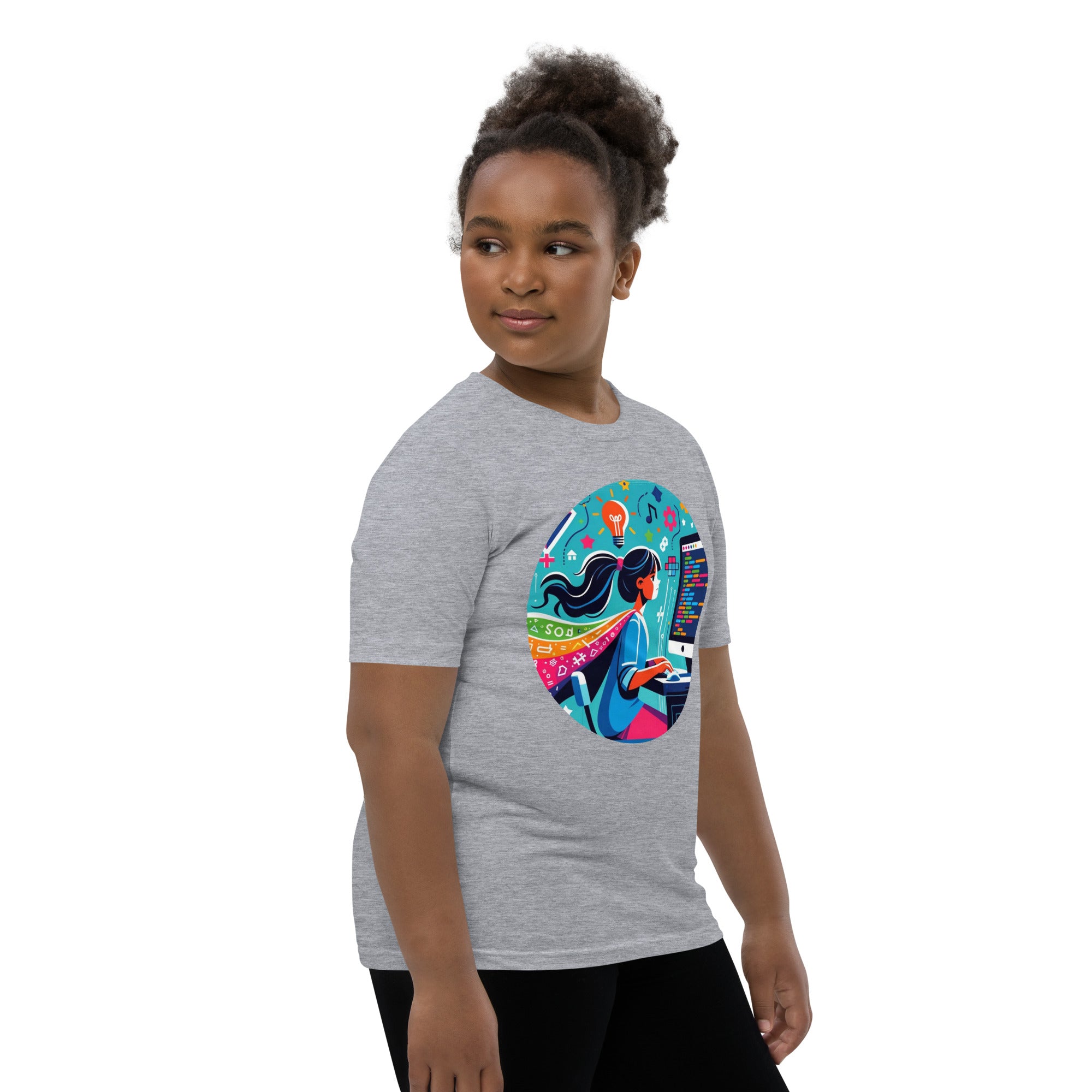 Coding Is My Superpower - Girls' Coding Empowerment T-Shirt | STEAM Evolution