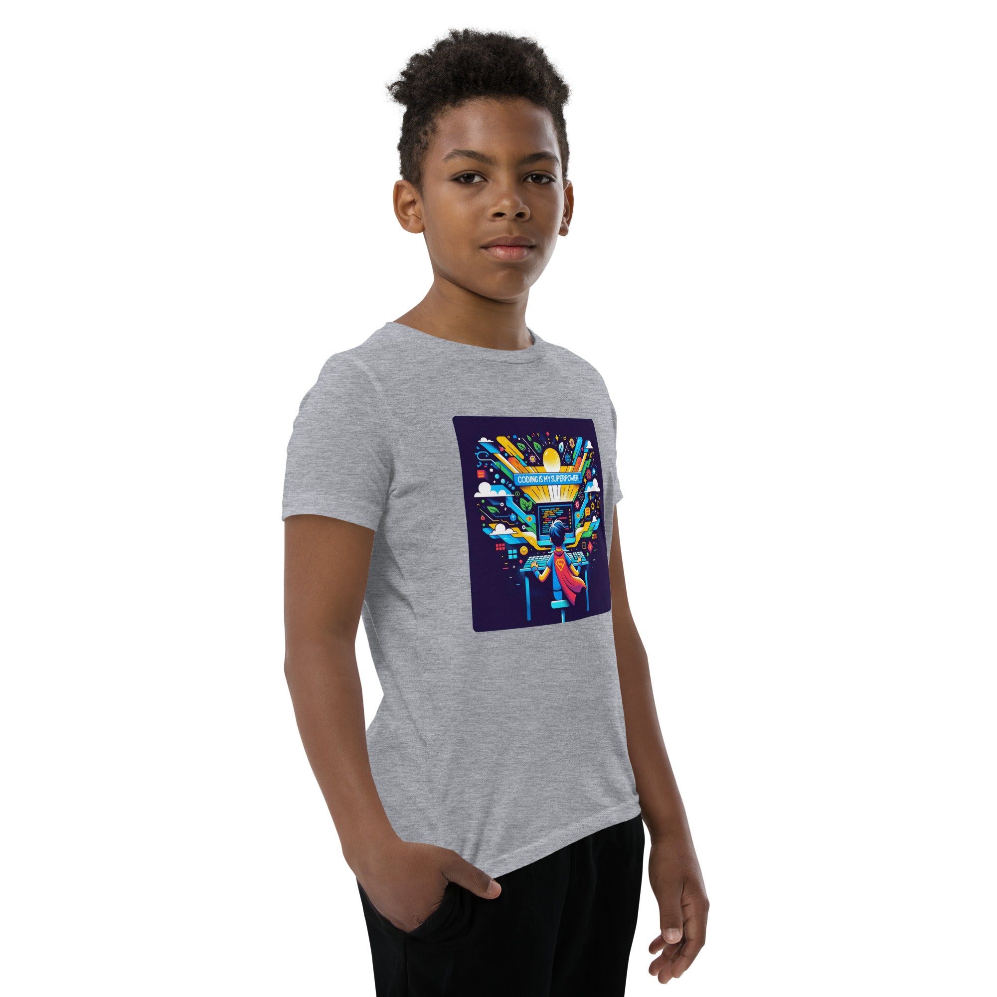 Coding Is My Superpower - Boys' Coding Tee | STEAM Evolution