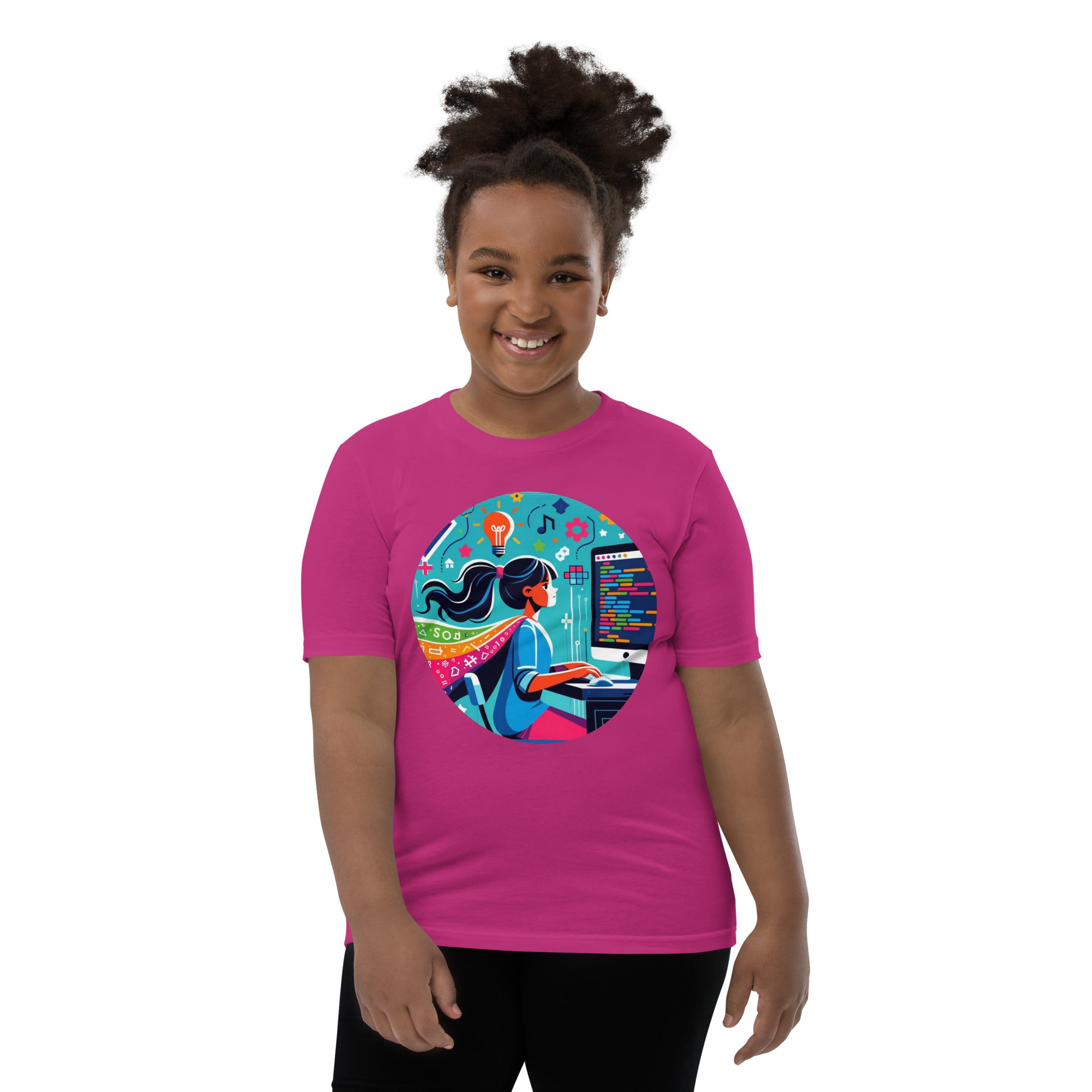 Coding Is My Superpower - Girls' Coding Empowerment T-Shirt | STEAM Evolution