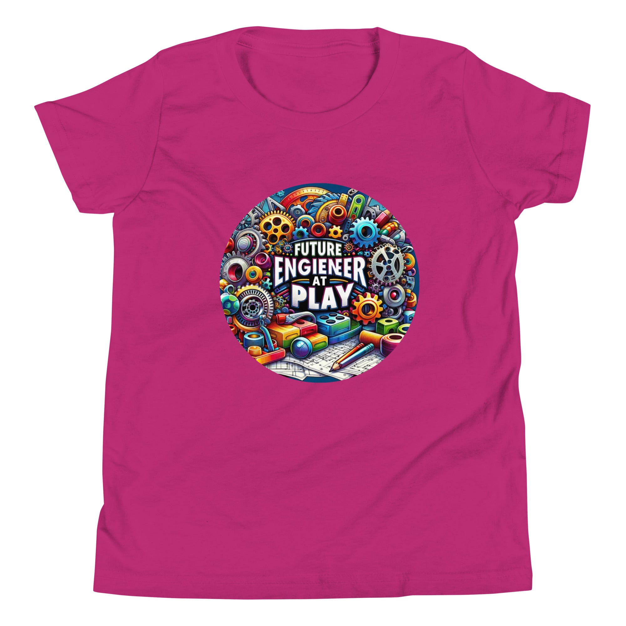 Future Engineer At Play Unisex Kids' T-Shirt - Inspiring STEM Tee | STEAM Evolution