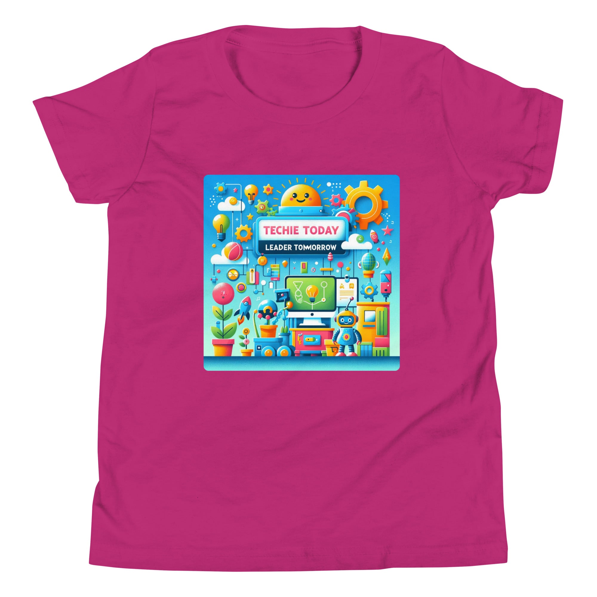 Techie Today, Leader Tomorrow Unisex Kids' T-Shirt - Future Innovator Tee | STEAM Evolution