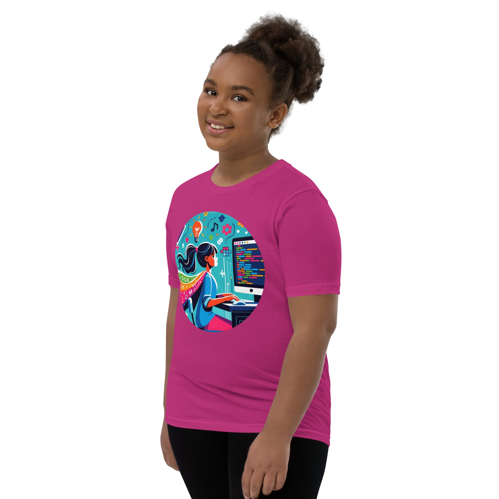 Coding Is My Superpower - Girls' Coding Empowerment T-Shirt | STEAM Evolution