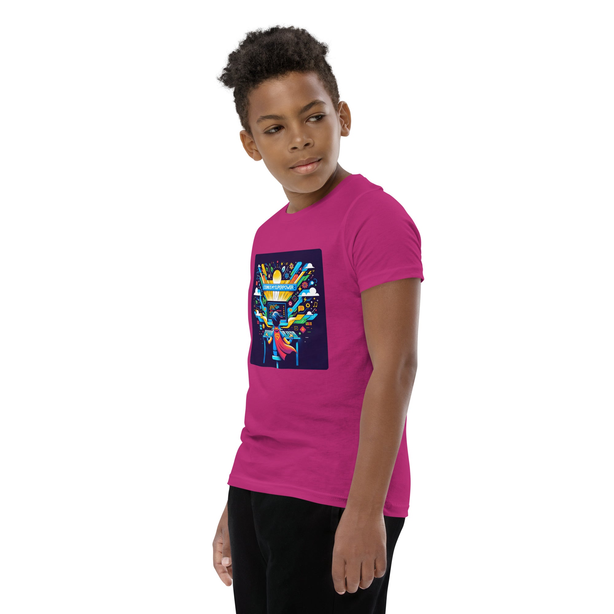 Coding Is My Superpower - Boys' Coding Tee | STEAM Evolution