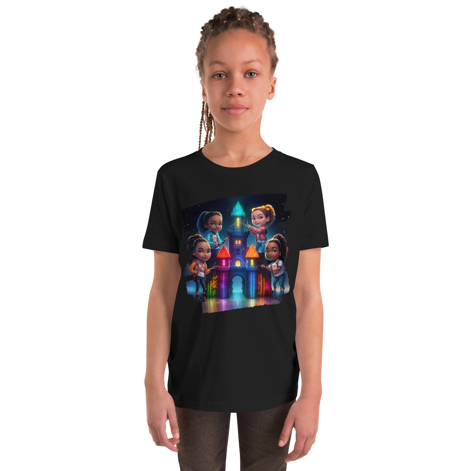 Girls Who Code Build Their Own Castles Tee - Empowering Coding Shirt for Girls | STEAM Evolution