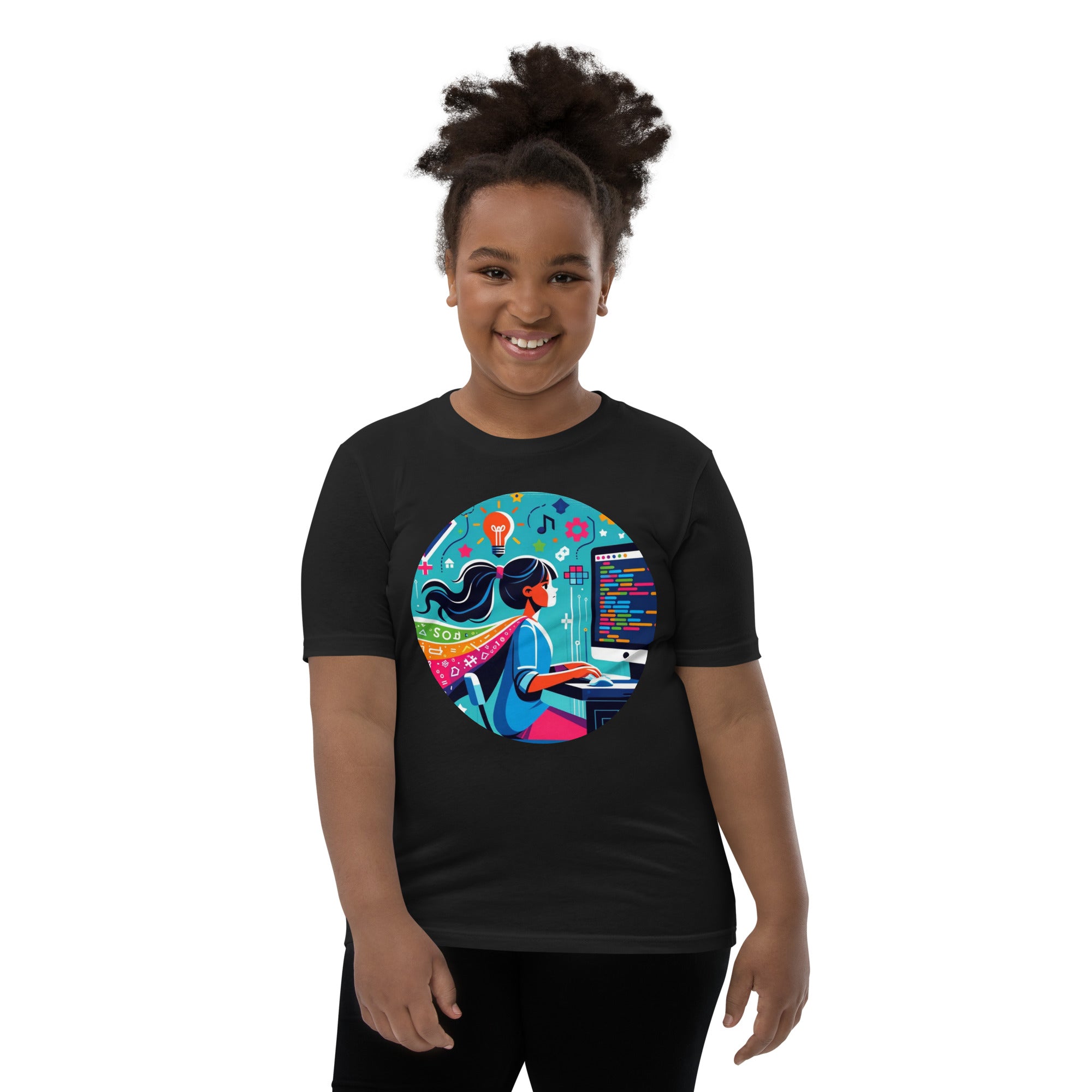 Coding Is My Superpower - Girls' Coding Empowerment T-Shirt | STEAM Evolution