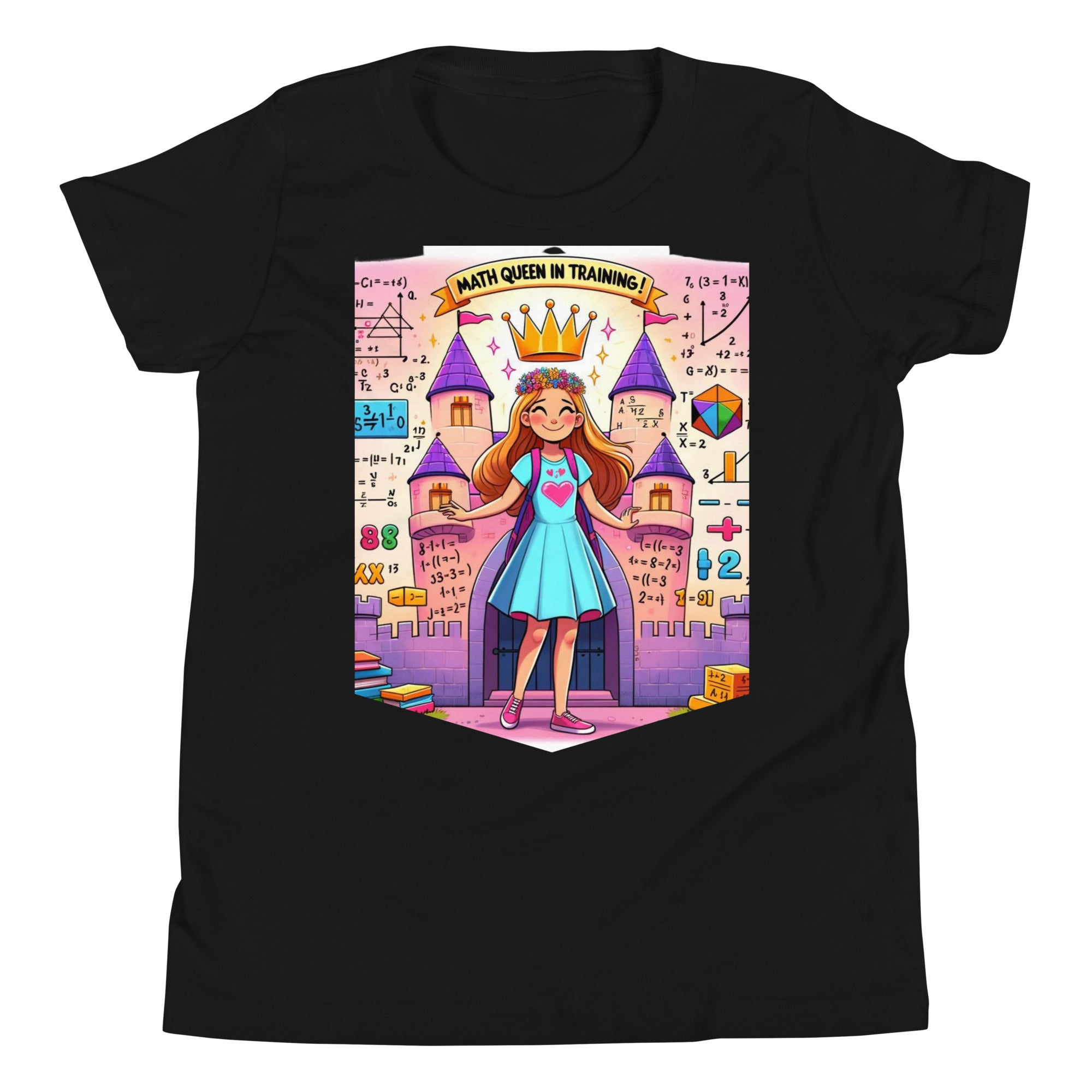 Math Queen In Training T-Shirt - Empowering Math Tee for Girls | STEAM Evolution