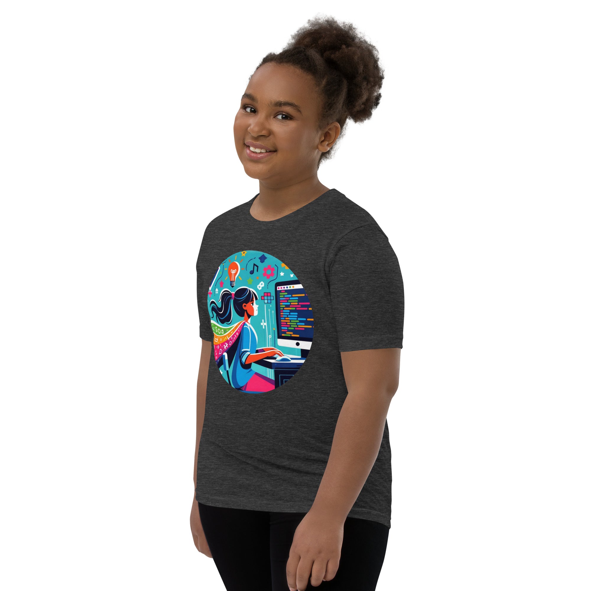 Coding Is My Superpower - Girls' Coding Empowerment T-Shirt | STEAM Evolution