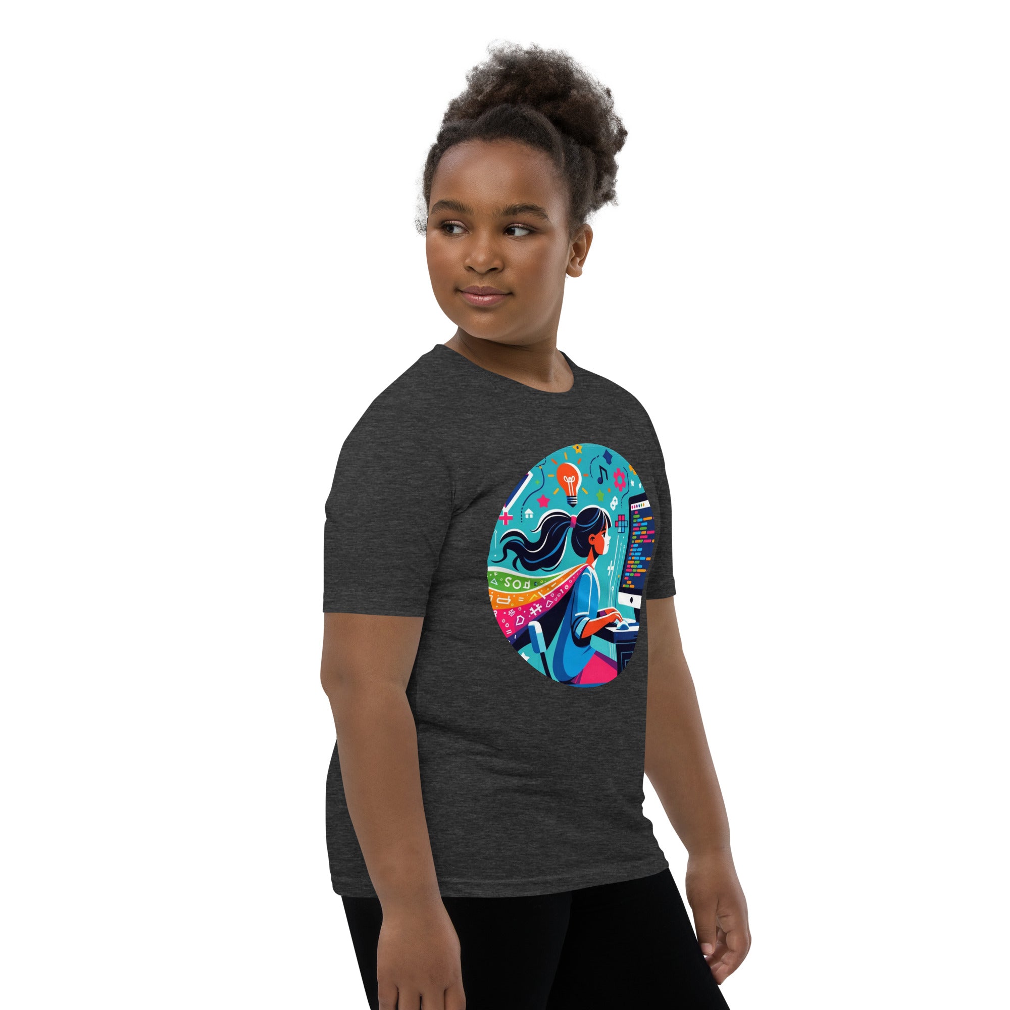 Coding Is My Superpower - Girls' Coding Empowerment T-Shirt | STEAM Evolution