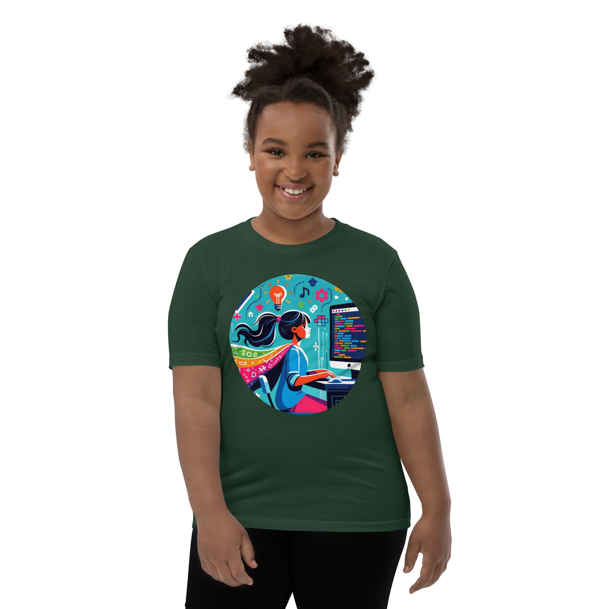 Coding Is My Superpower - Girls' Coding Empowerment T-Shirt | STEAM Evolution