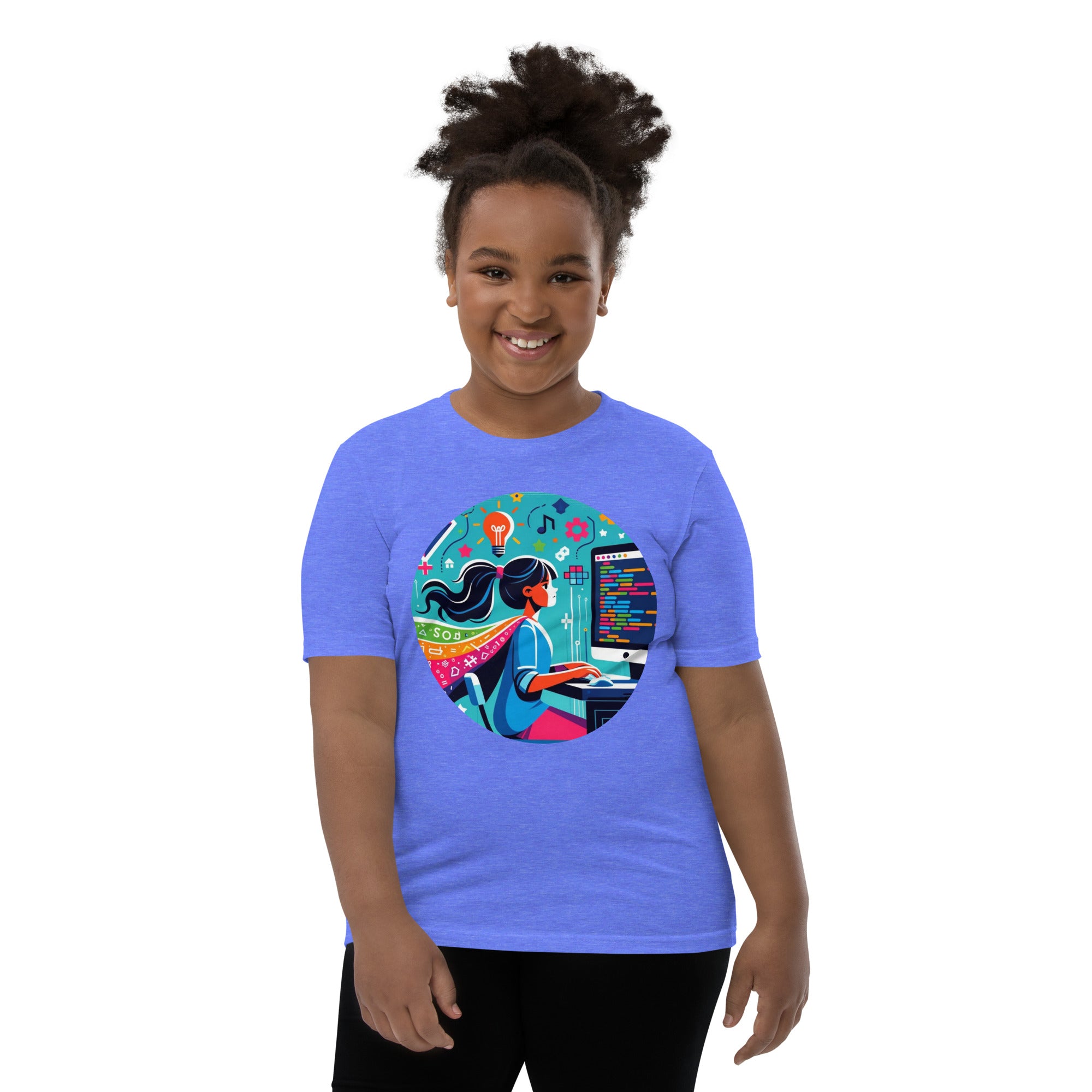 Coding Is My Superpower - Girls' Coding Empowerment T-Shirt | STEAM Evolution