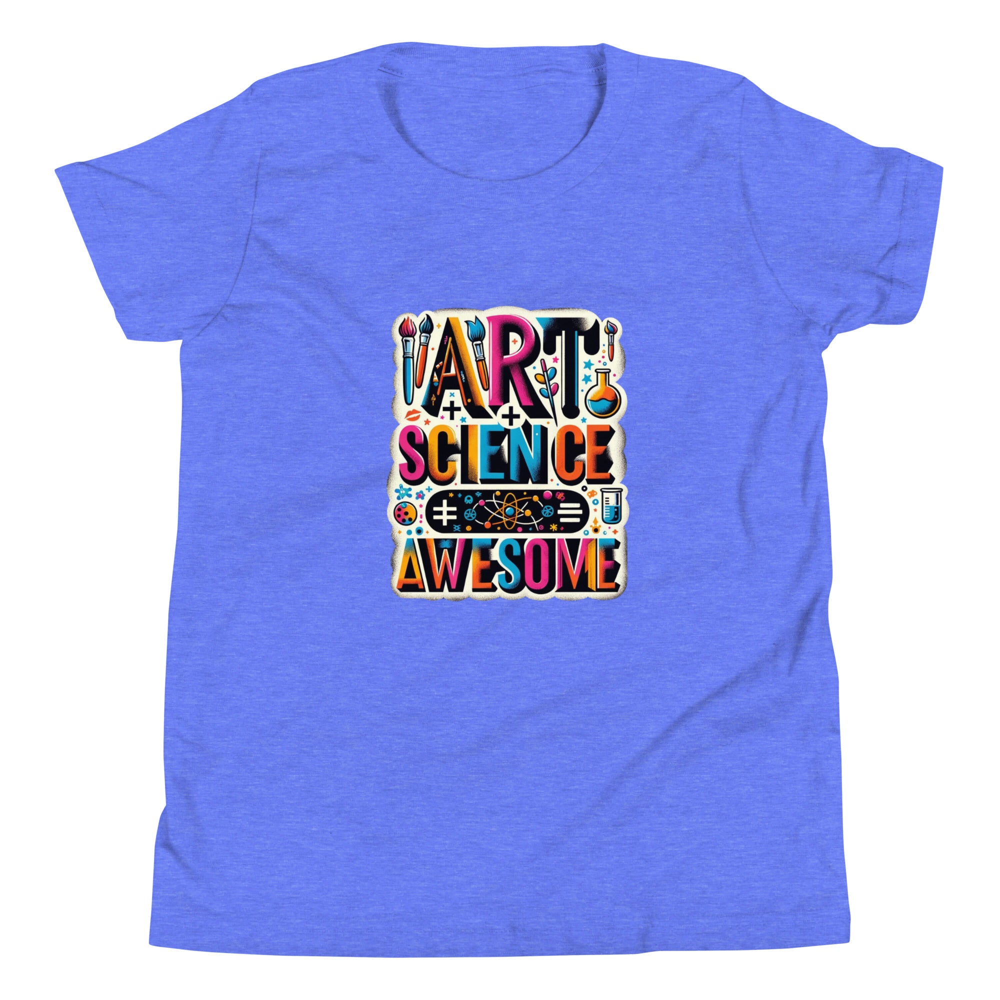 Art and Science = Awesome Unisex Kids' T-Shirt - STEAM Evolution Inspirational Tee