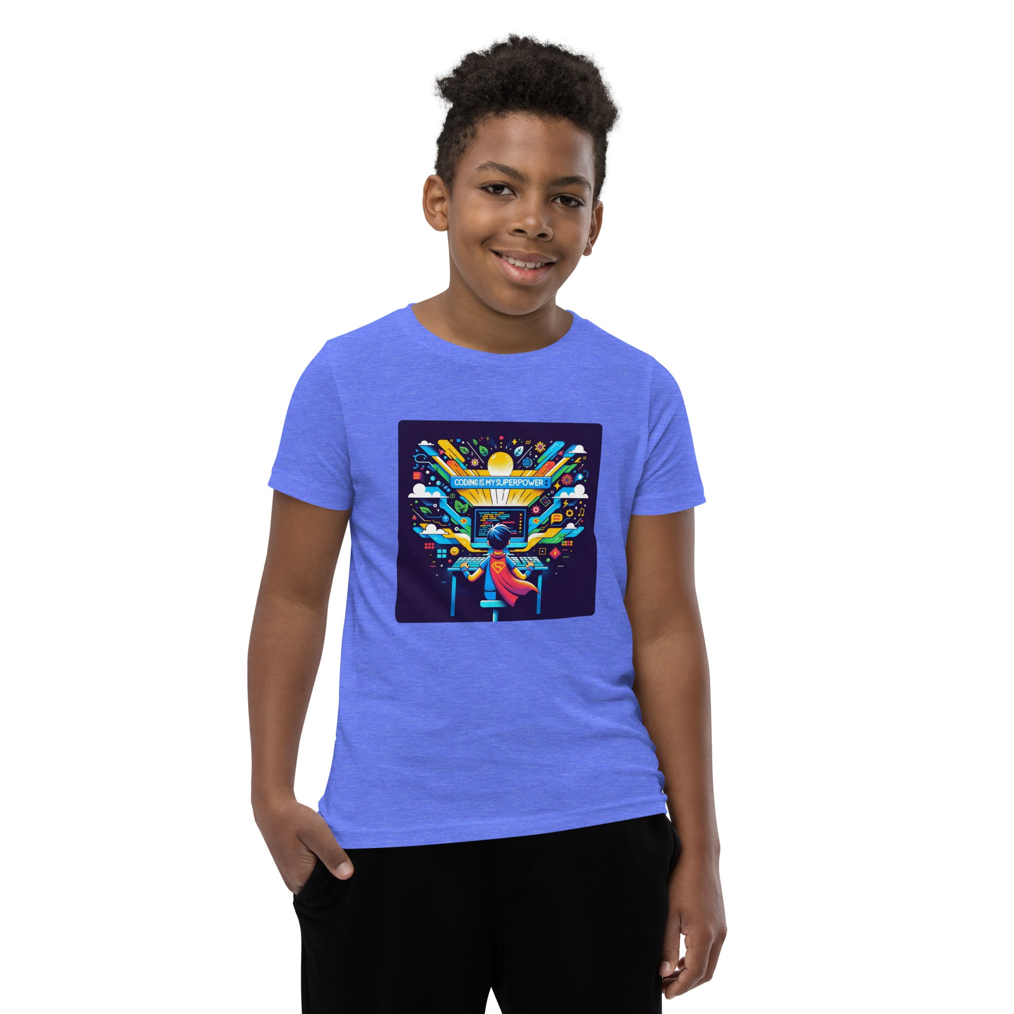 Coding Is My Superpower - Boys' Coding Tee | STEAM Evolution