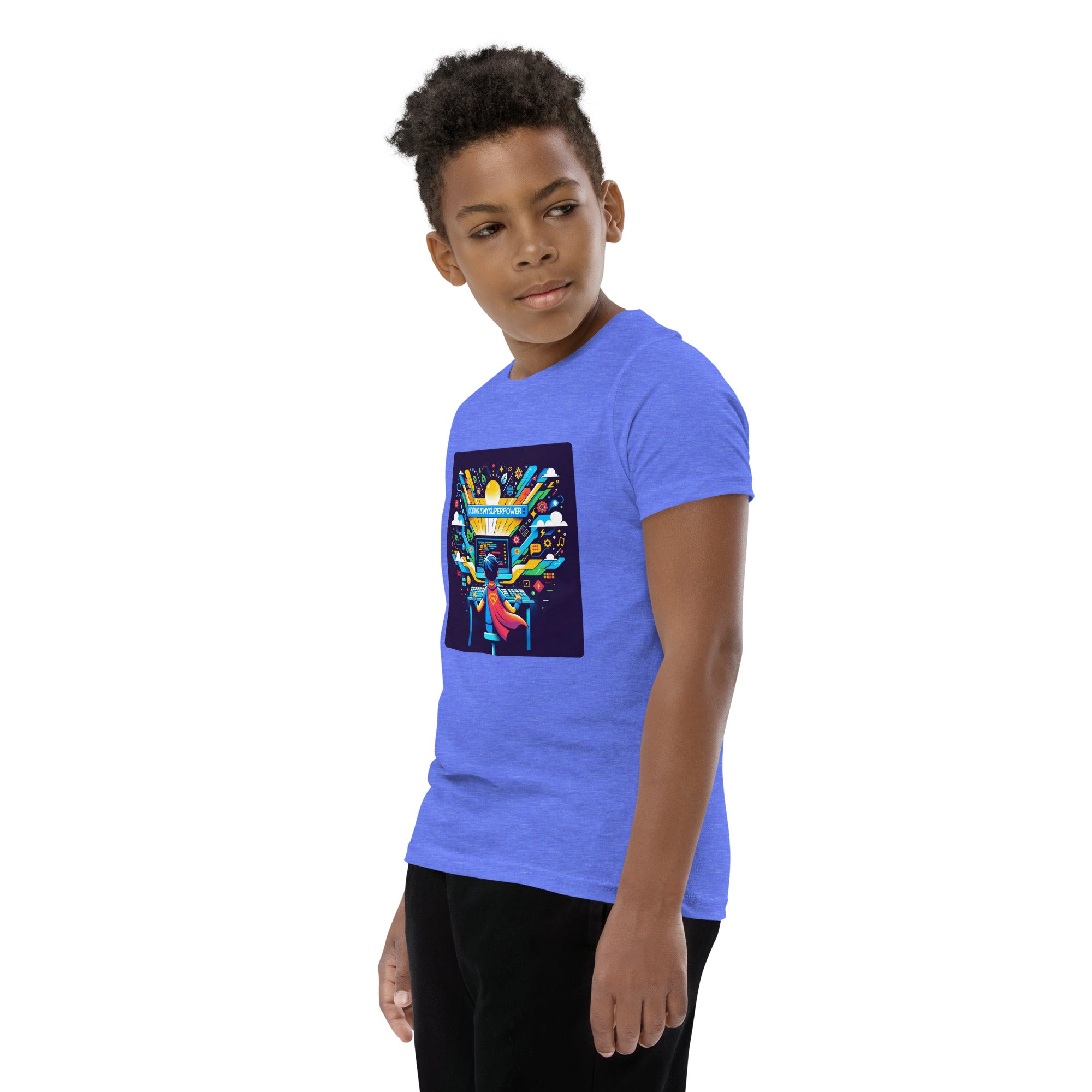 Coding Is My Superpower - Boys' Coding Tee | STEAM Evolution