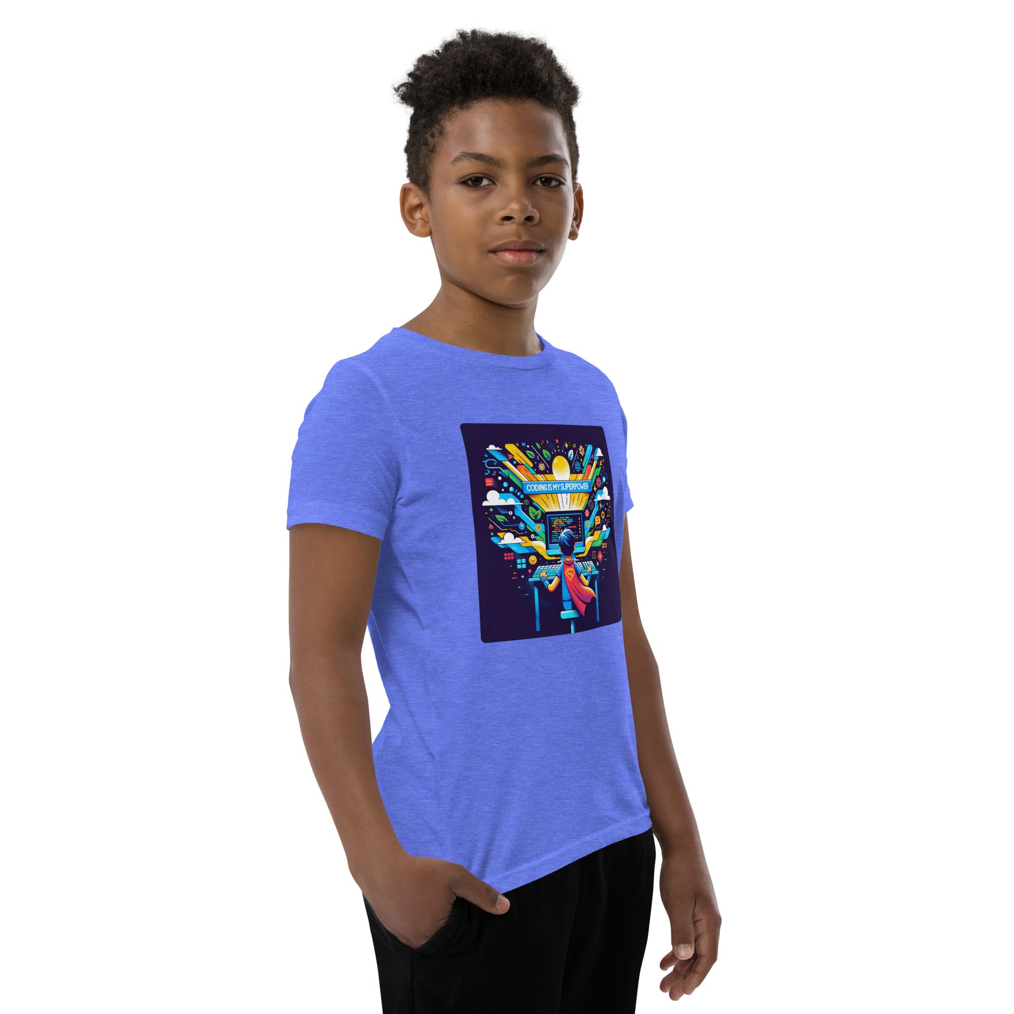 Coding Is My Superpower - Boys' Coding Tee | STEAM Evolution