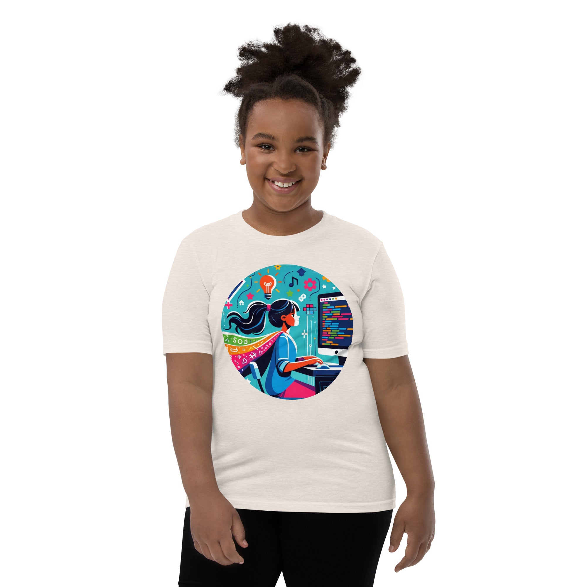 Coding Is My Superpower - Girls' Coding Empowerment T-Shirt | STEAM Evolution