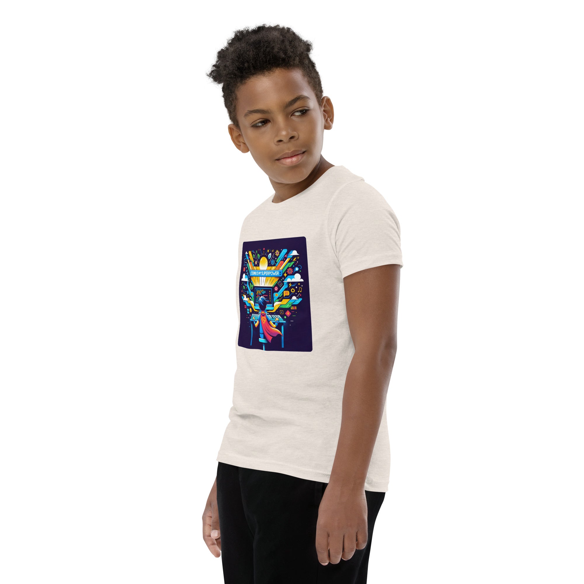 Coding Is My Superpower - Boys' Coding Tee | STEAM Evolution