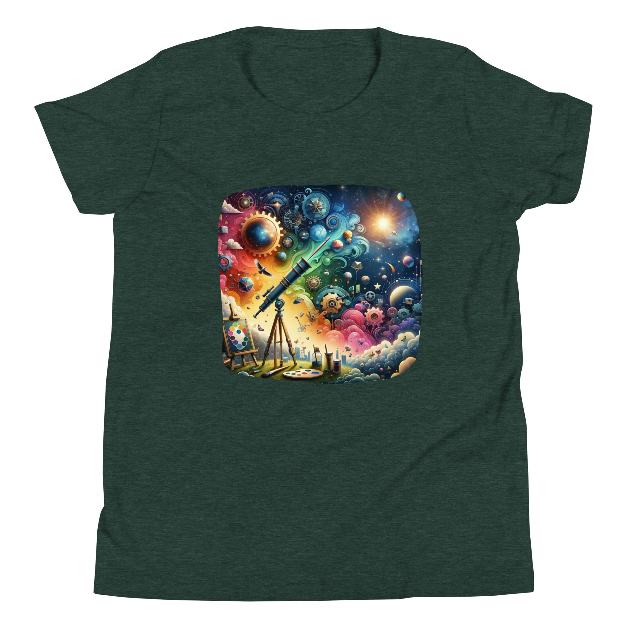 Explore, Dream, Discover Unisex Kids' T-Shirt - Inspirational STEAM Tee | STEAM Evolution