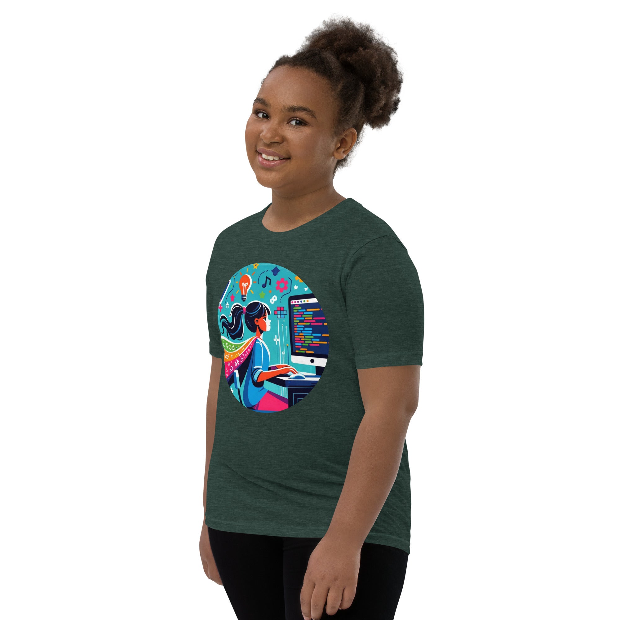 Coding Is My Superpower - Girls' Coding Empowerment T-Shirt | STEAM Evolution