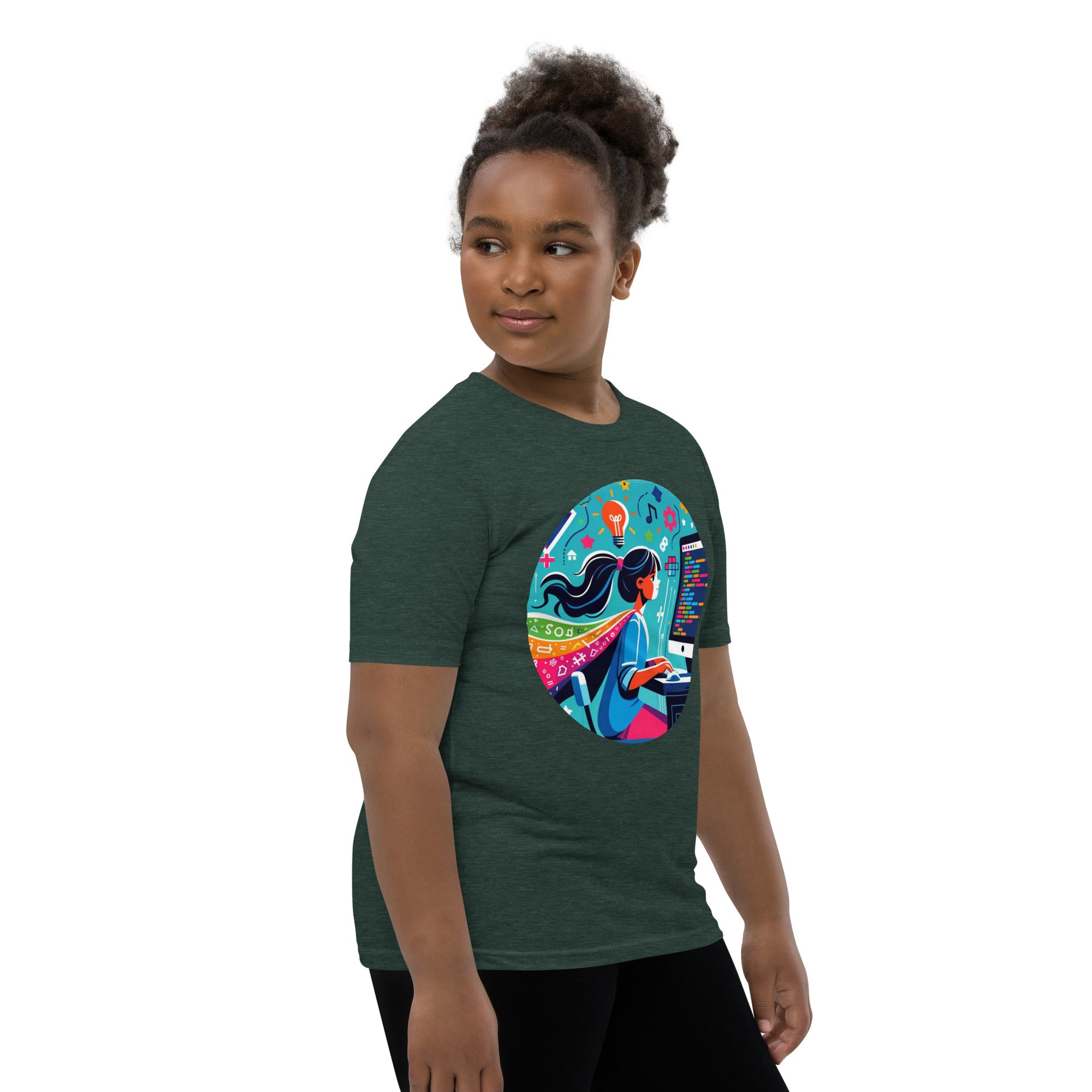 Coding Is My Superpower - Girls' Coding Empowerment T-Shirt | STEAM Evolution