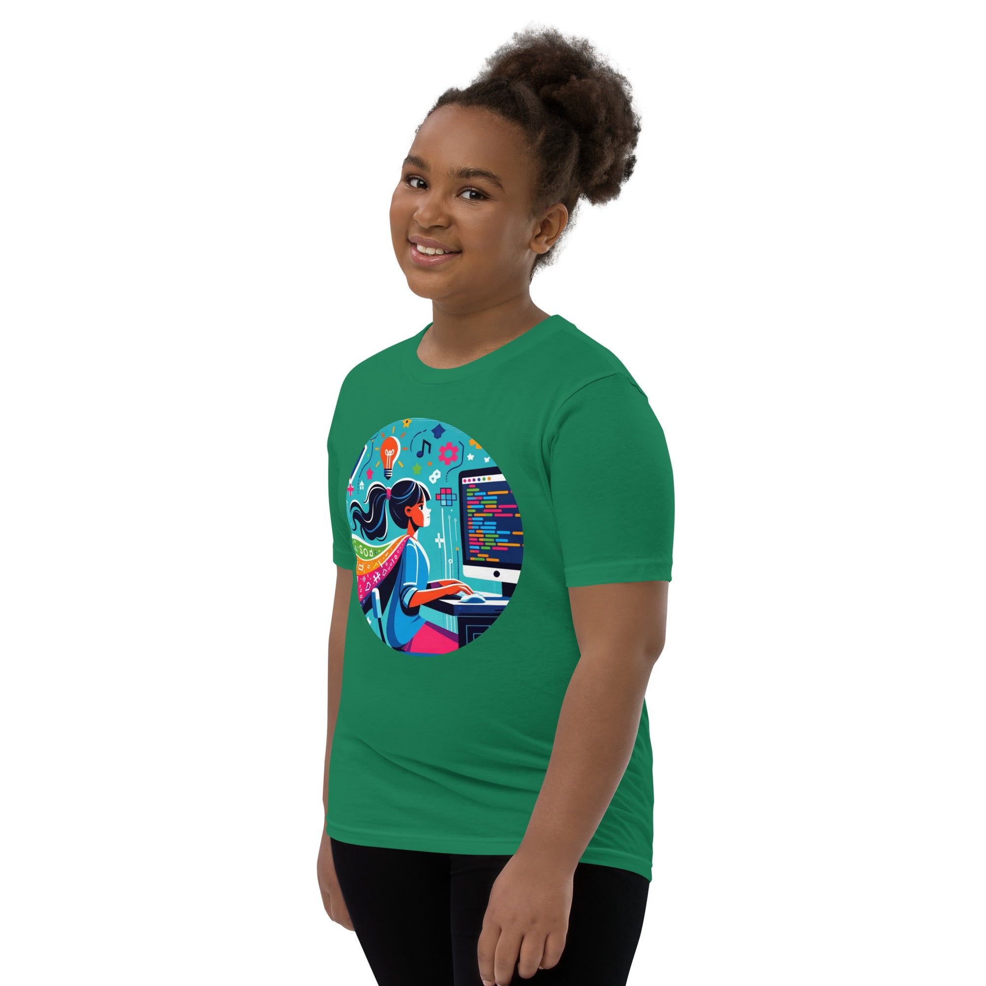 Coding Is My Superpower - Girls' Coding Empowerment T-Shirt | STEAM Evolution