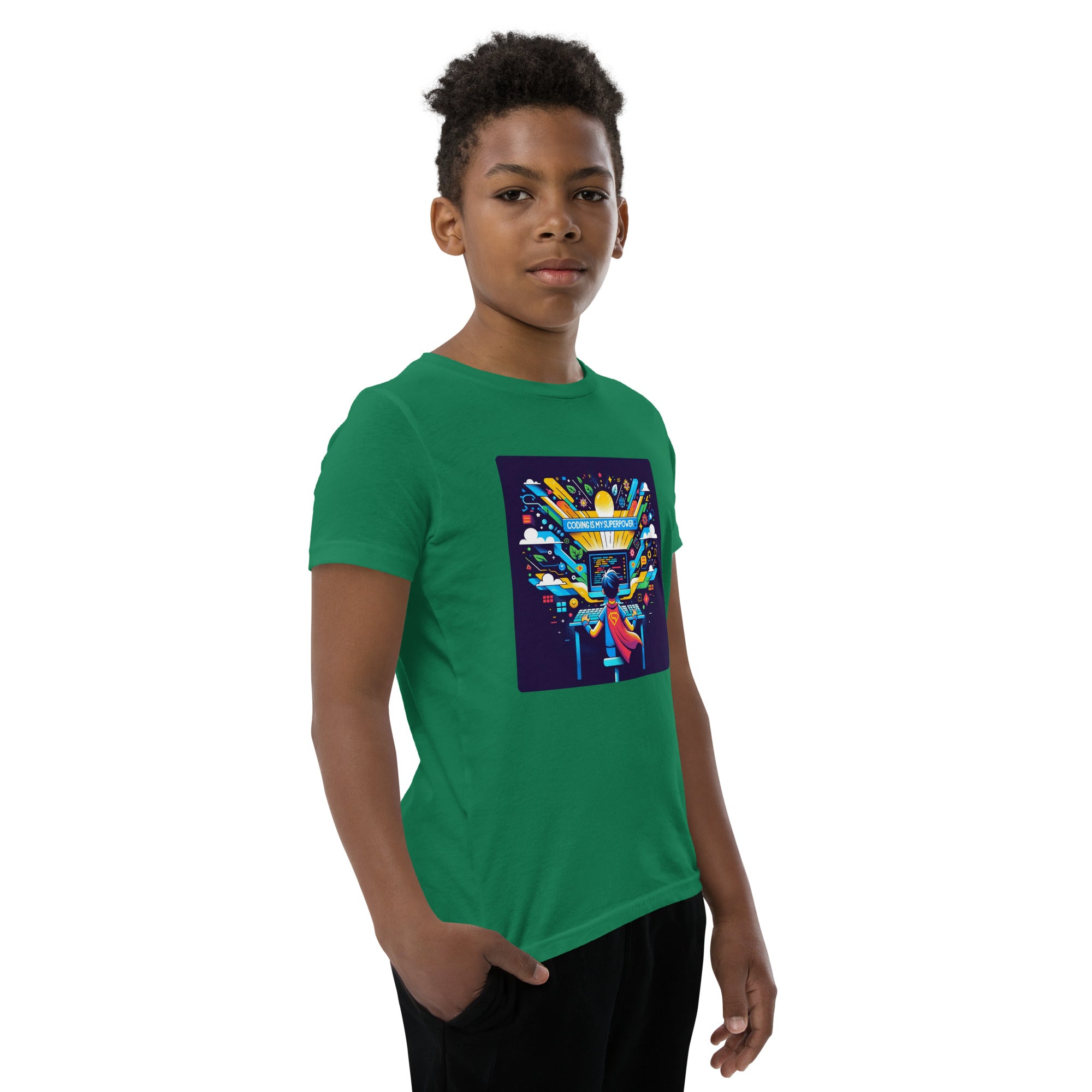 Coding Is My Superpower - Boys' Coding Tee | STEAM Evolution