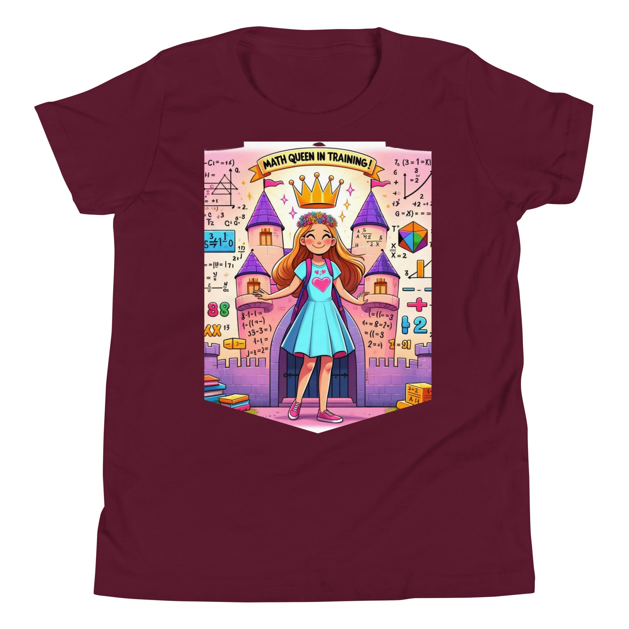 Math Queen In Training T-Shirt - Empowering Math Tee for Girls | STEAM Evolution