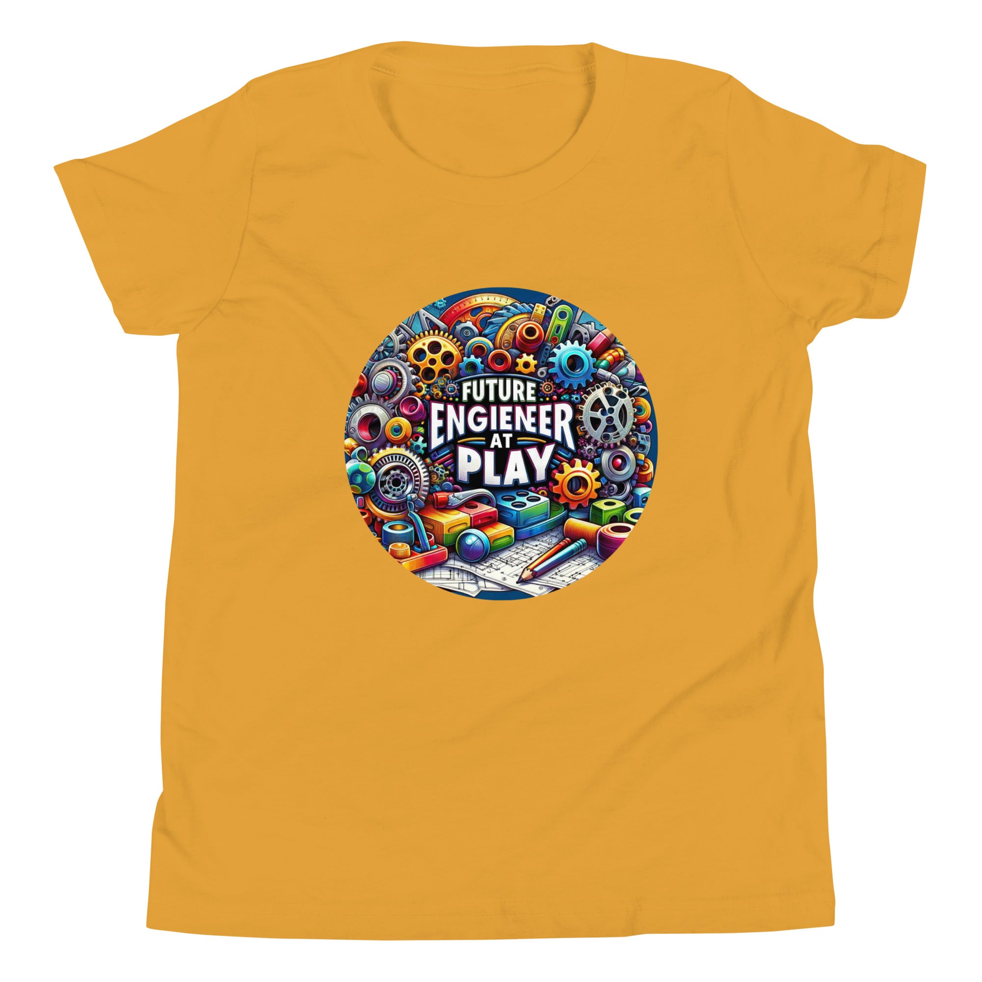 Future Engineer At Play Unisex Kids' T-Shirt - Inspiring STEM Tee | STEAM Evolution