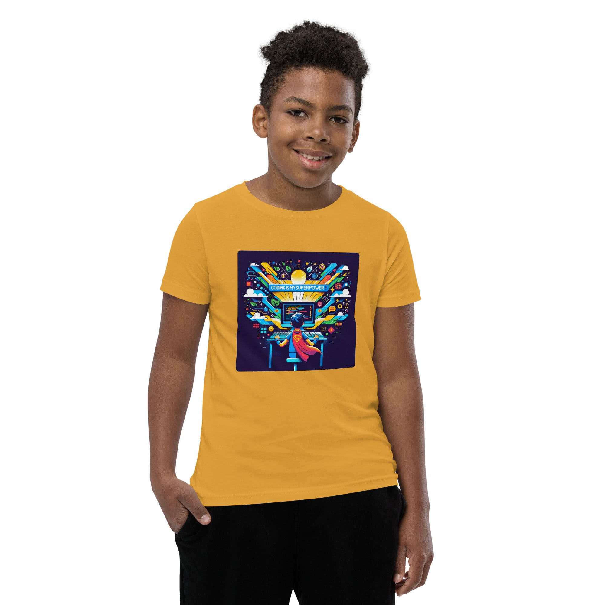 Coding Is My Superpower - Boys' Coding Tee | STEAM Evolution