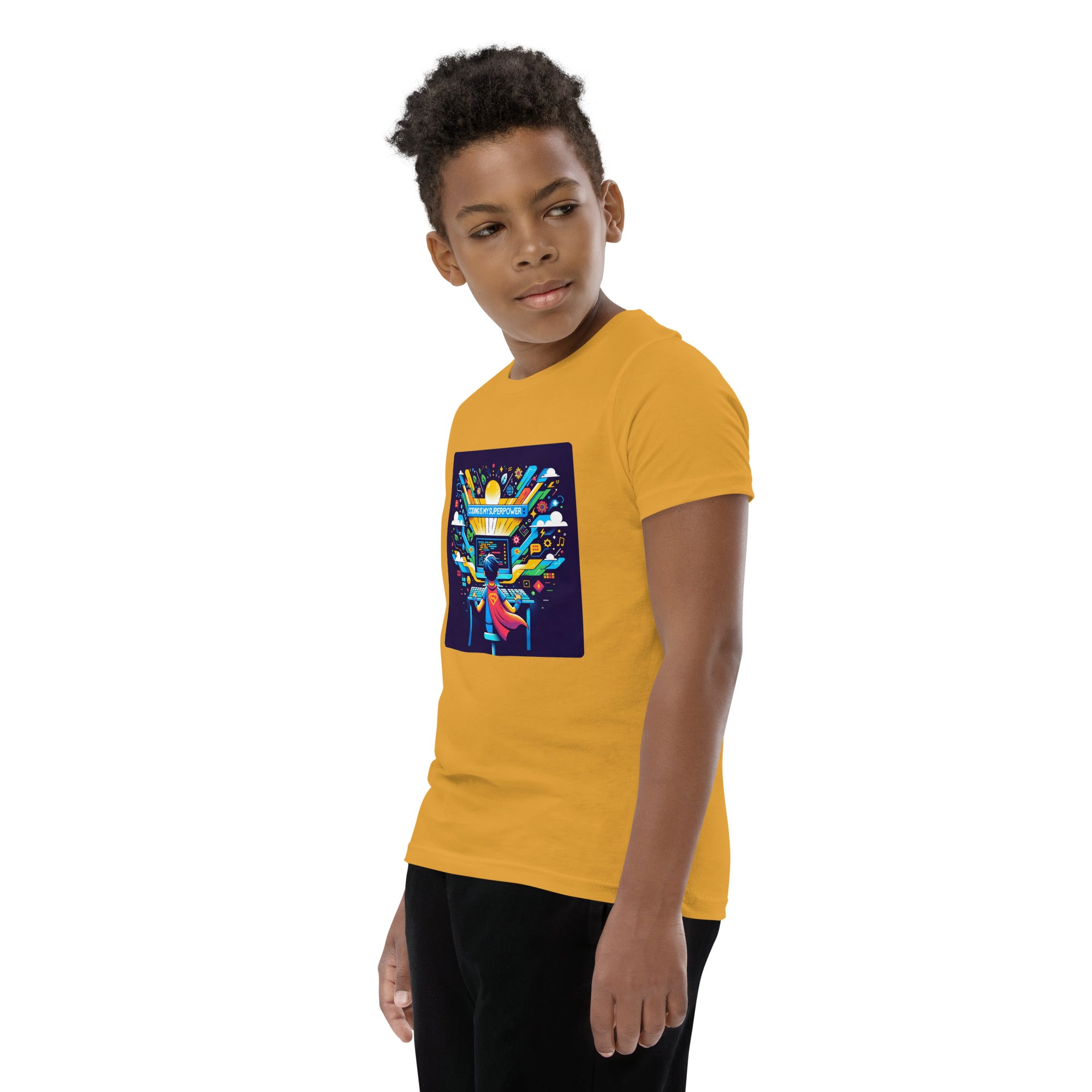 Coding Is My Superpower - Boys' Coding Tee | STEAM Evolution