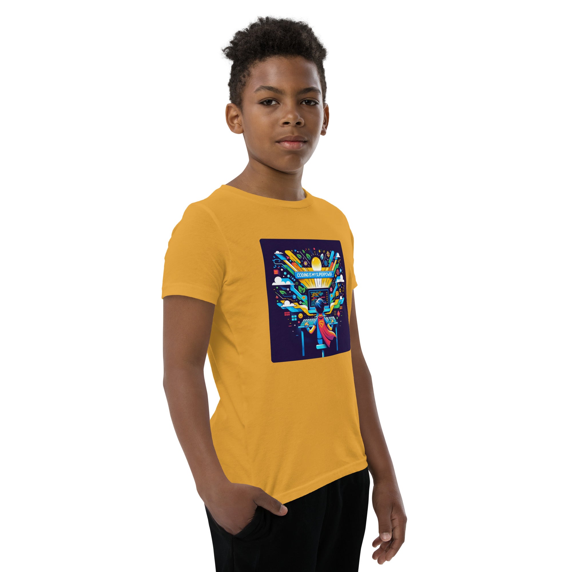 Coding Is My Superpower - Boys' Coding Tee | STEAM Evolution