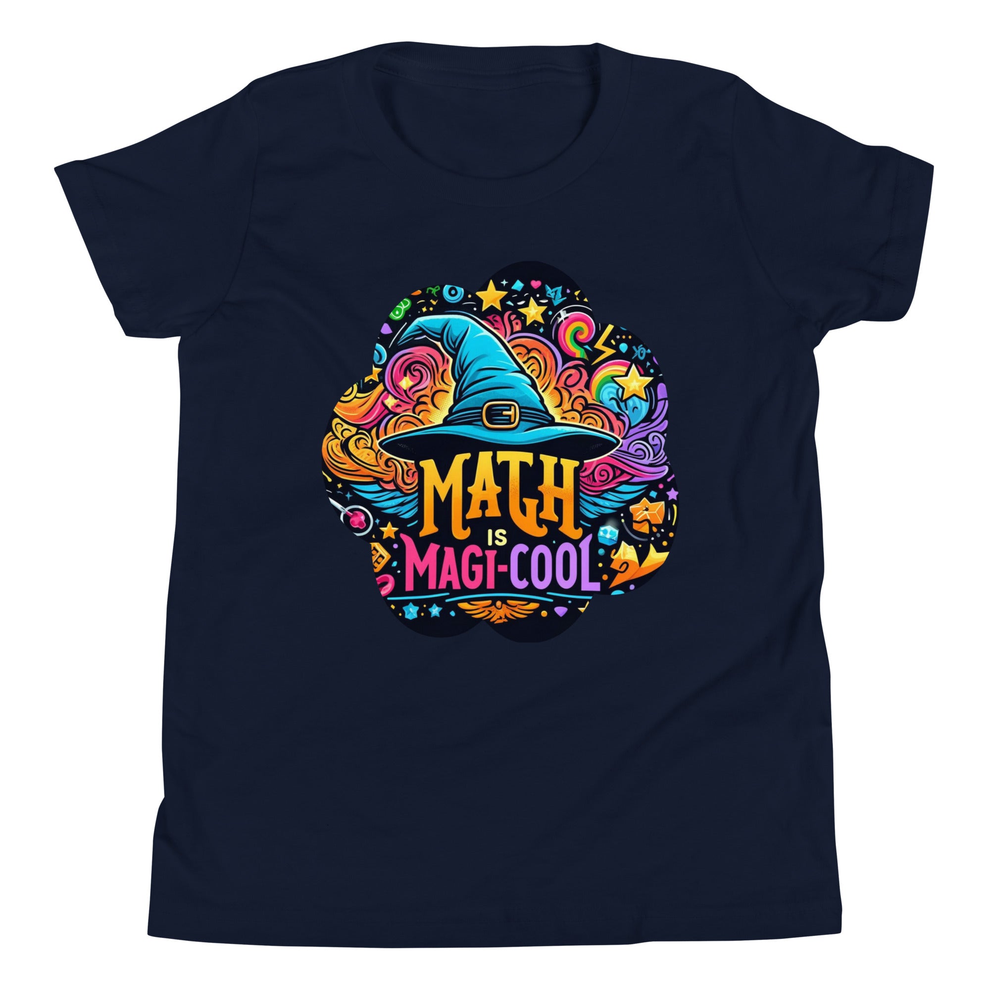 Kids' 'Math Is Magi-Cool' T-Shirt – Fun STEAM Educational Tee for Children