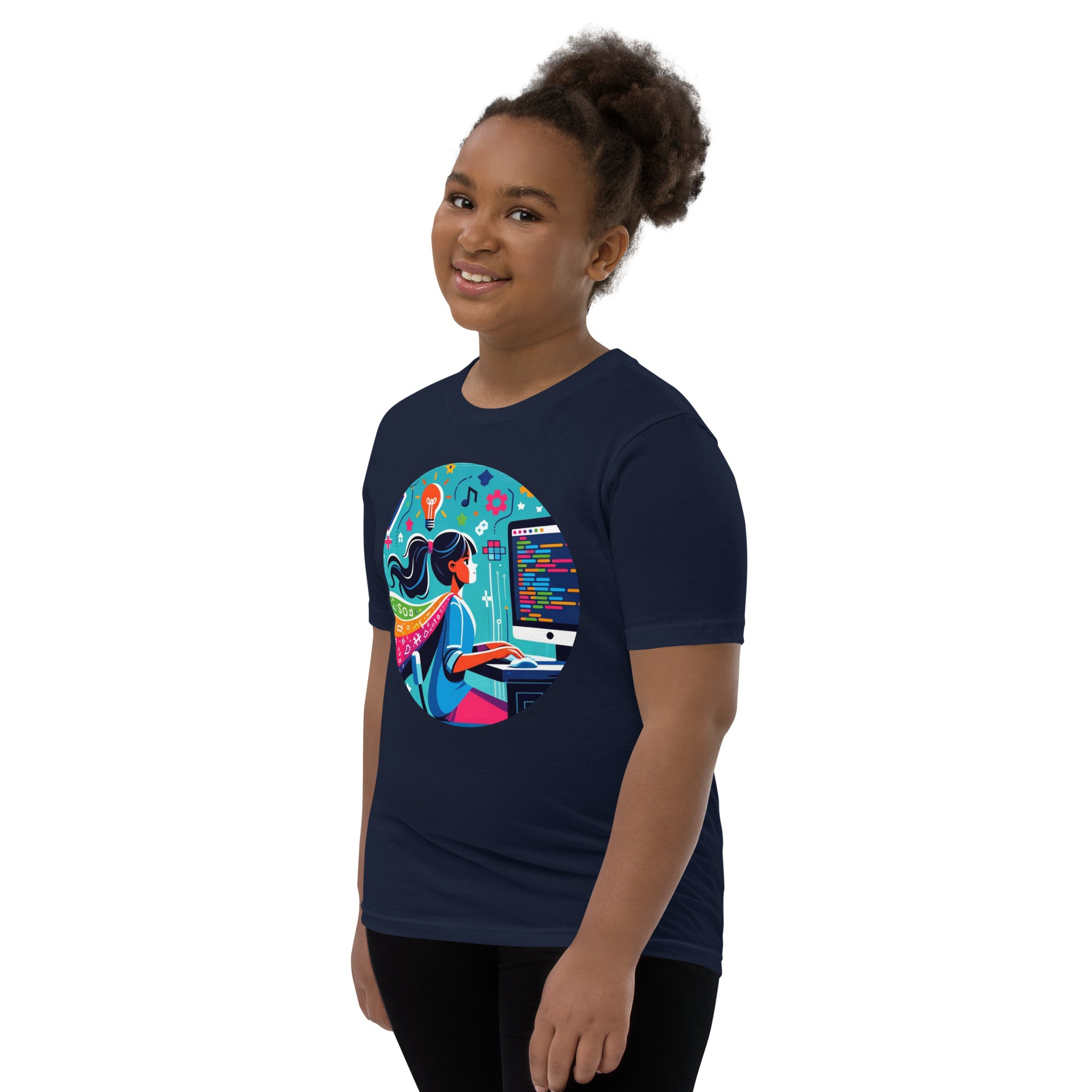 Coding Is My Superpower - Girls' Coding Empowerment T-Shirt | STEAM Evolution