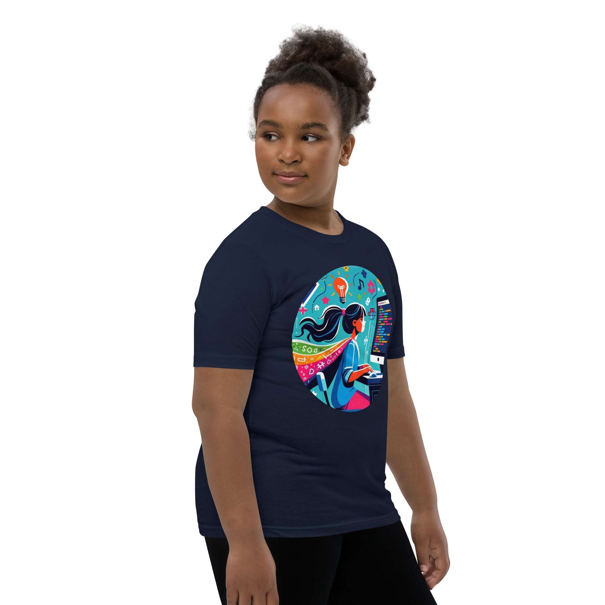 Coding Is My Superpower - Girls' Coding Empowerment T-Shirt | STEAM Evolution