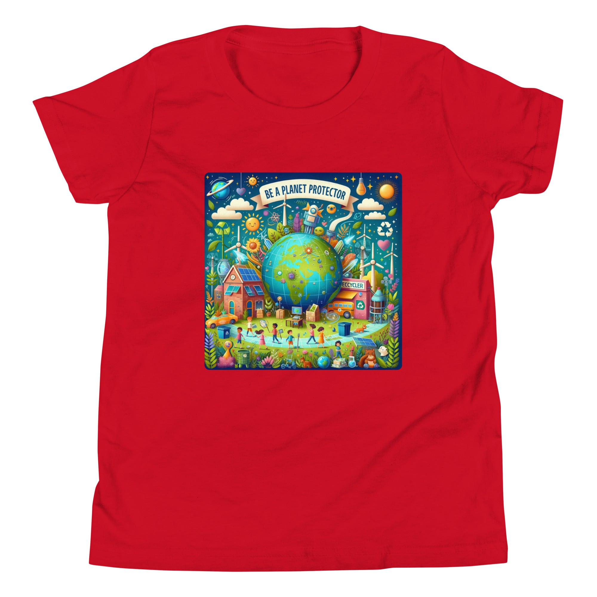 Be A Planet Protector Unisex Kids' T-Shirt - Eco-Friendly STEAM Tee | STEAM Evolution