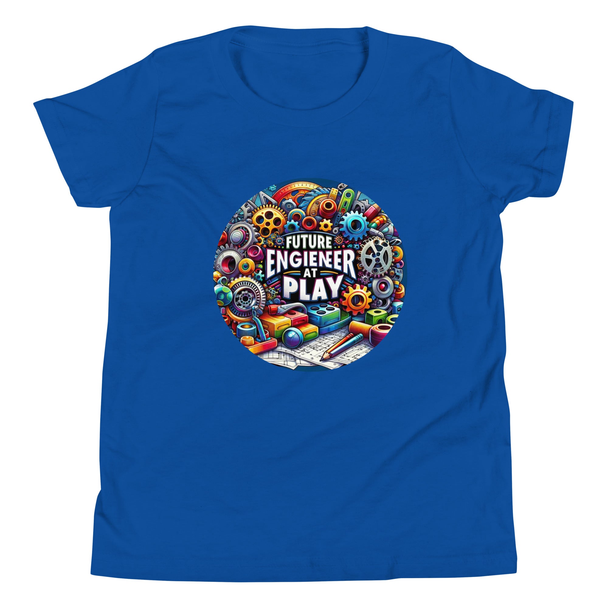 Future Engineer At Play Unisex Kids' T-Shirt - Inspiring STEM Tee | STEAM Evolution