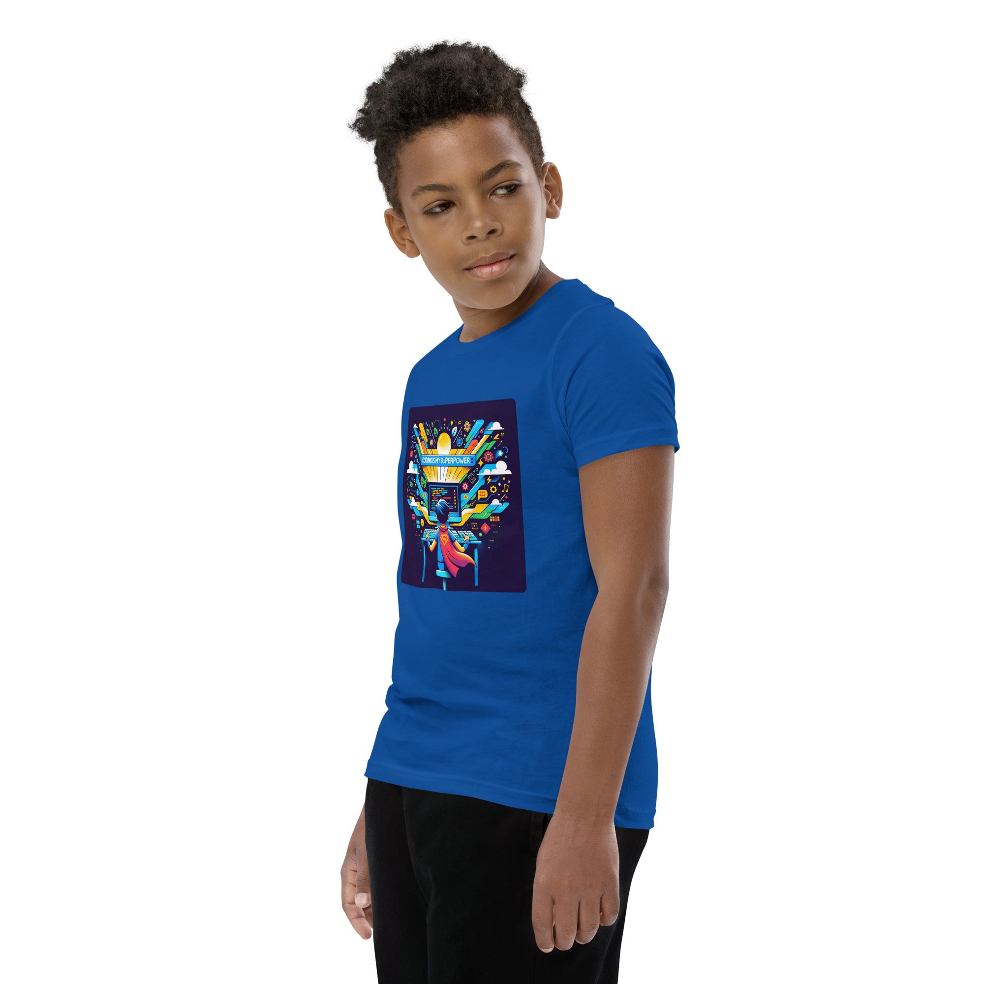 Coding Is My Superpower - Boys' Coding Tee | STEAM Evolution