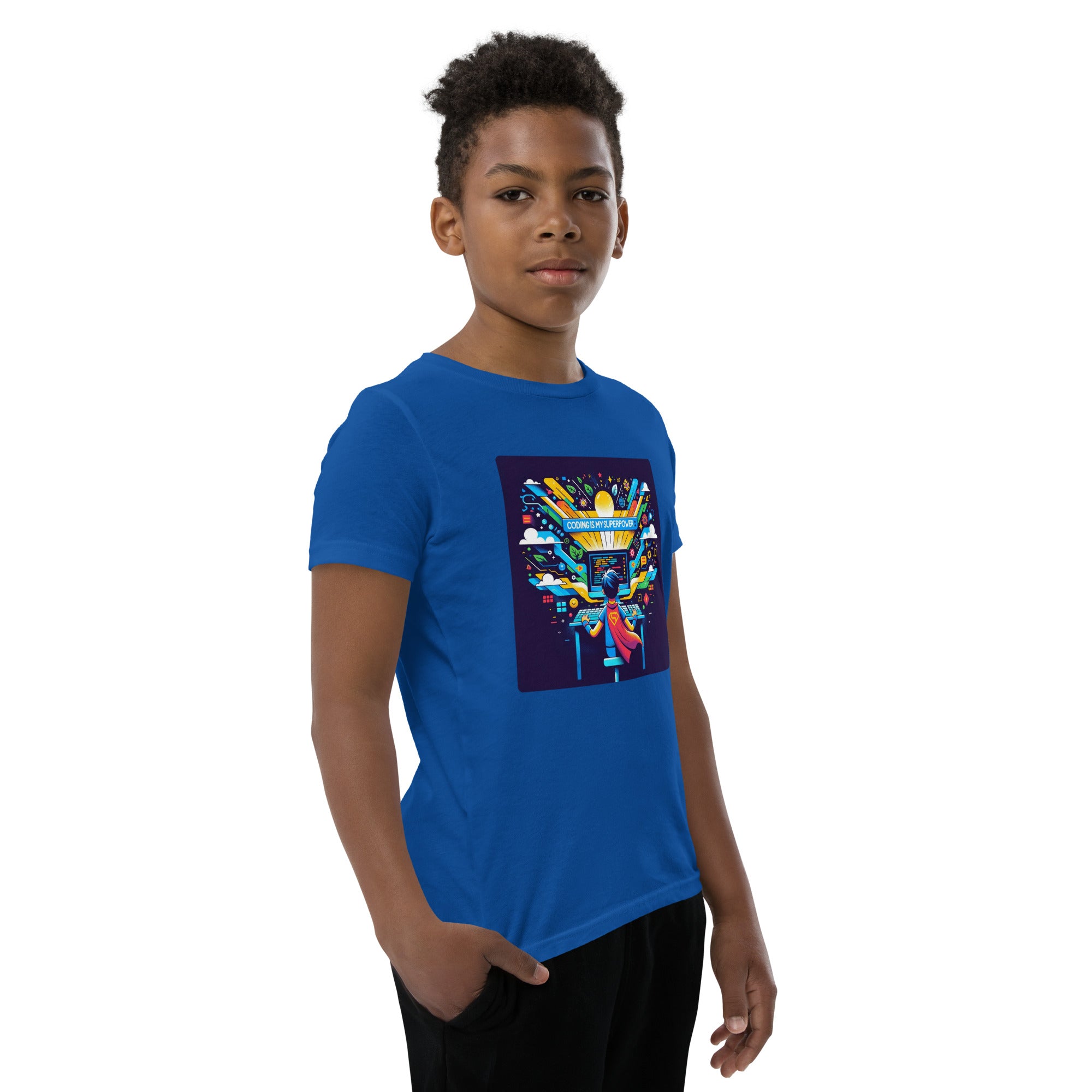 Coding Is My Superpower - Boys' Coding Tee | STEAM Evolution