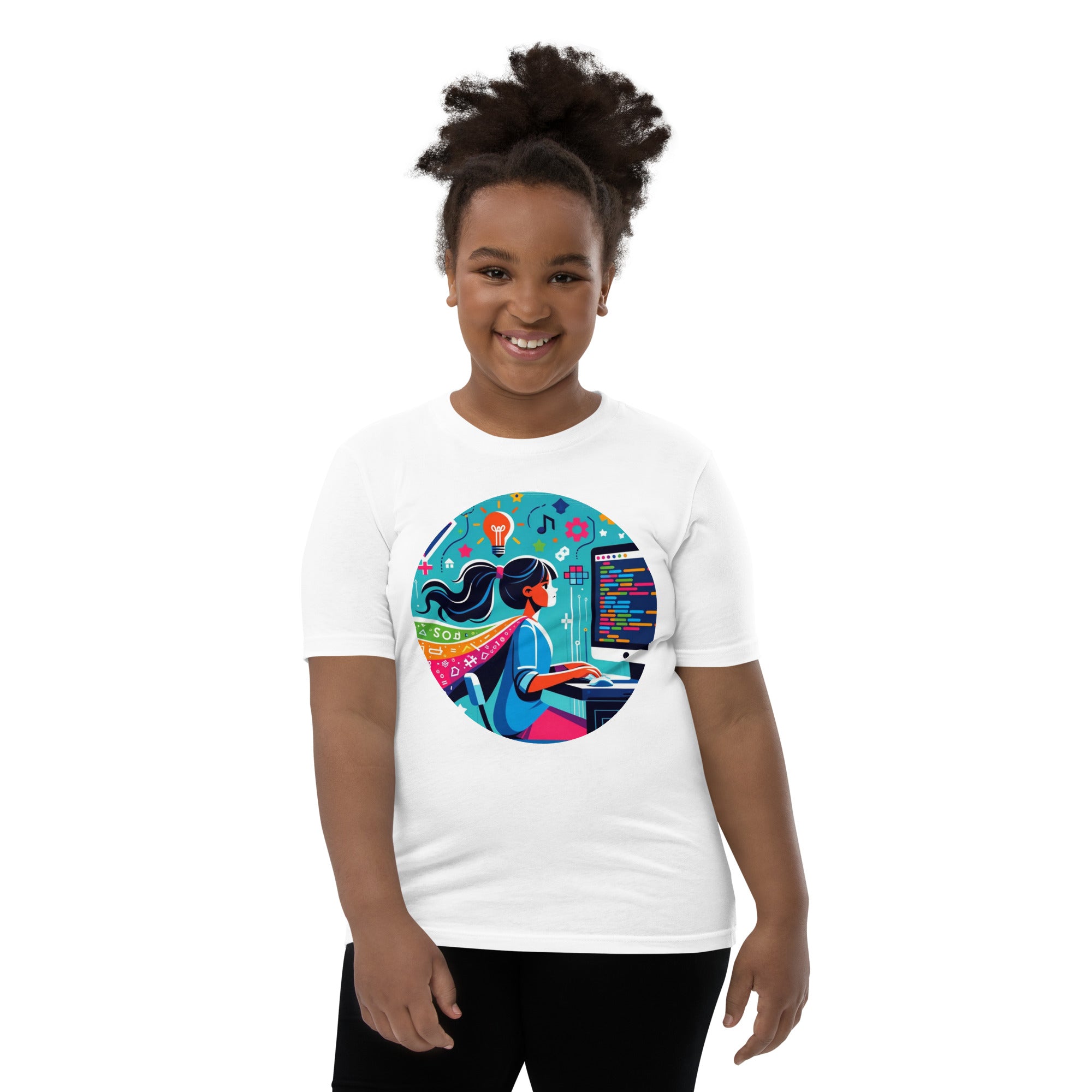 Coding Is My Superpower - Girls' Coding Empowerment T-Shirt | STEAM Evolution