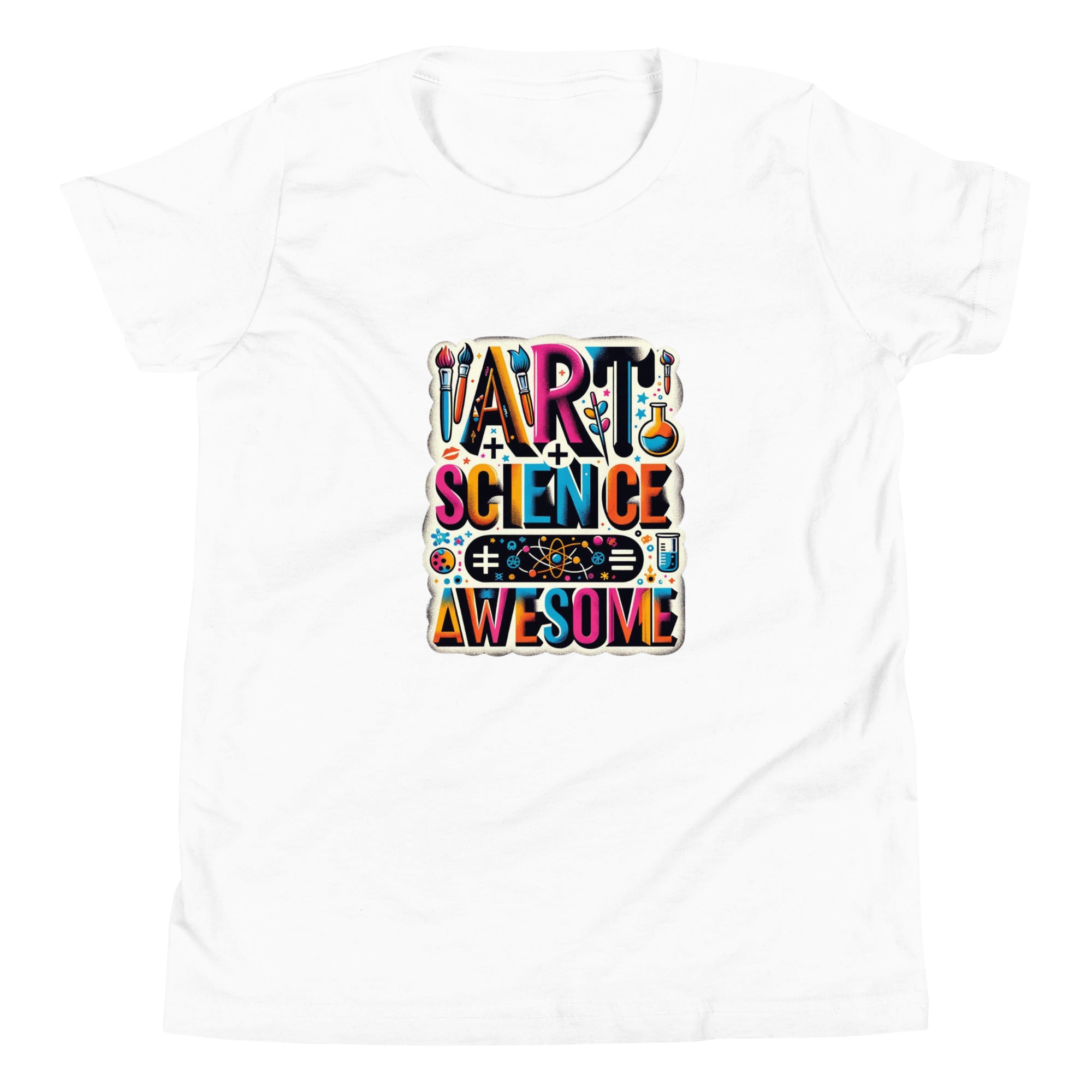 Art and Science = Awesome Unisex Kids' T-Shirt - STEAM Evolution Inspirational Tee