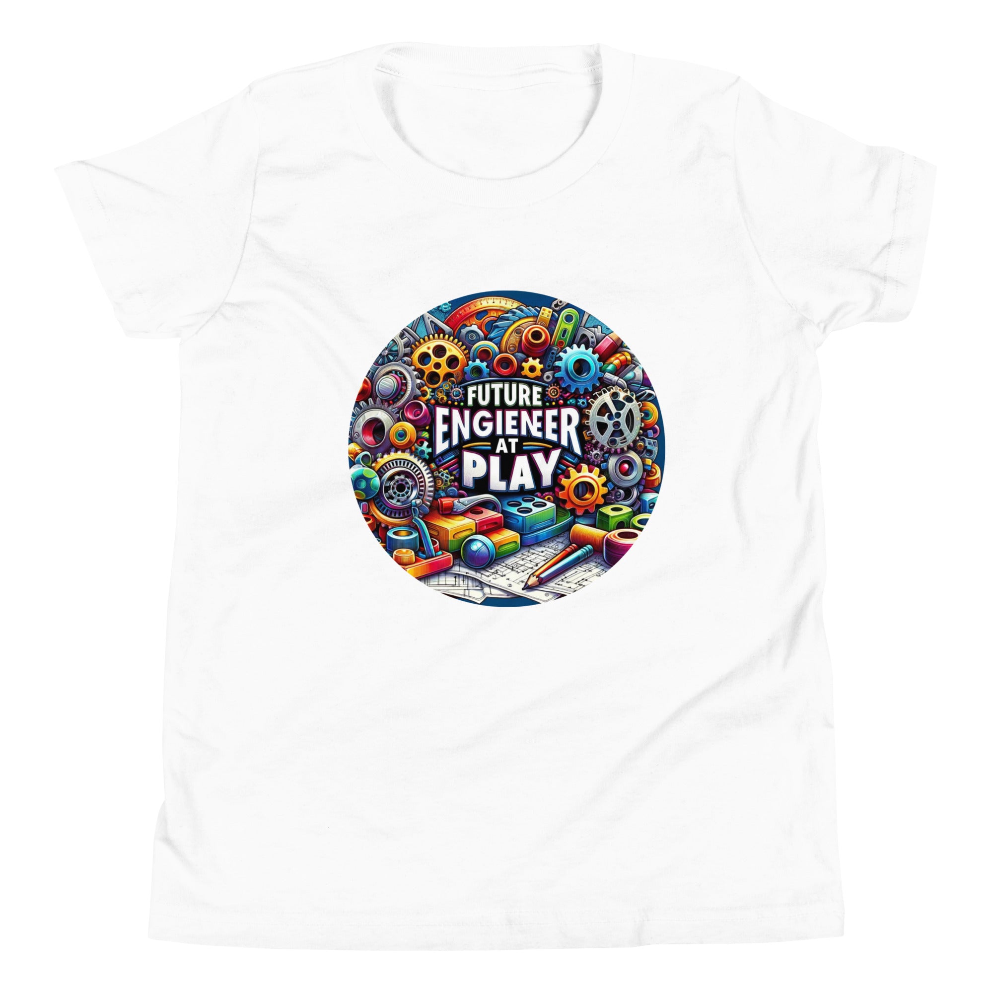 Future Engineer At Play Unisex Kids' T-Shirt - Inspiring STEM Tee | STEAM Evolution