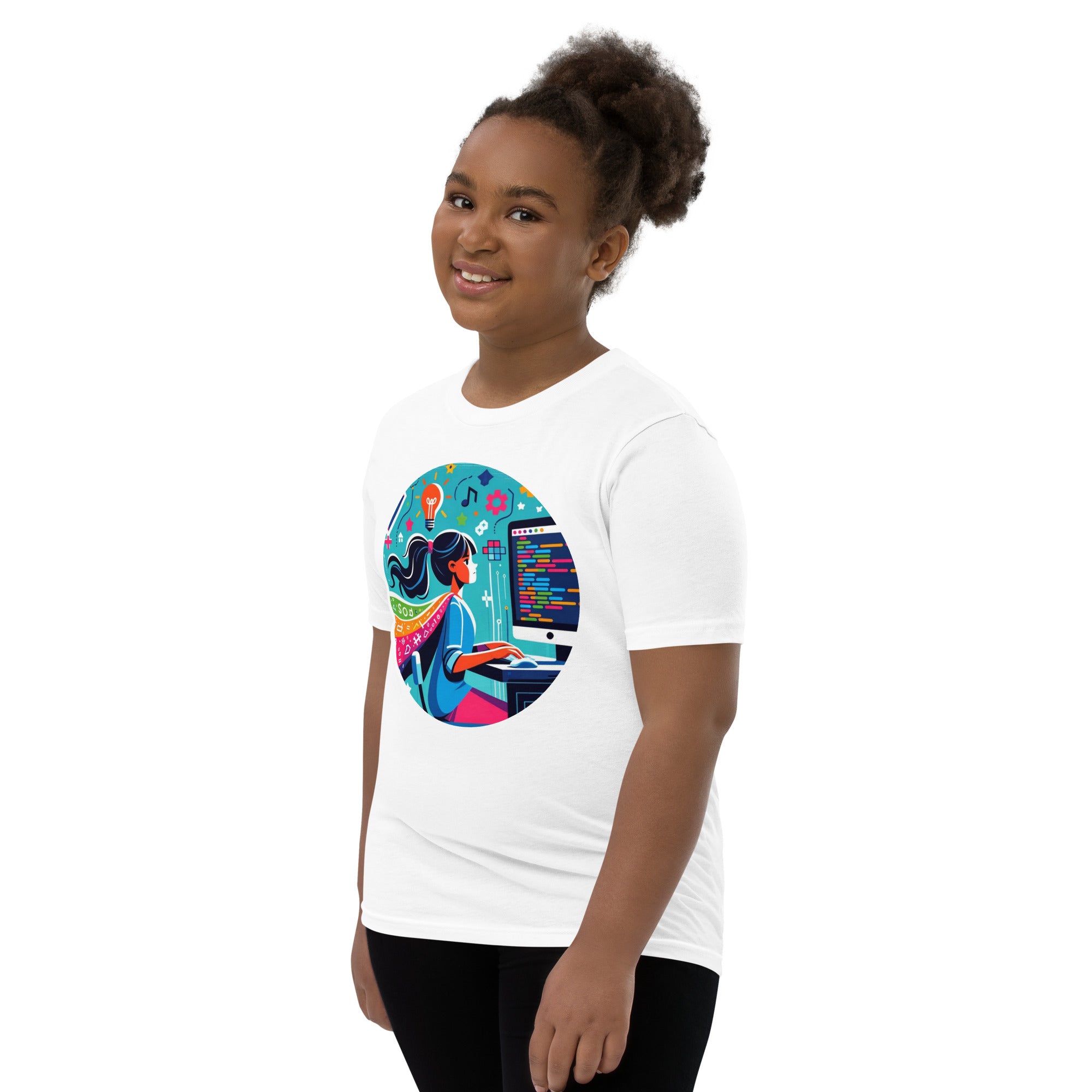 Coding Is My Superpower - Girls' Coding Empowerment T-Shirt | STEAM Evolution