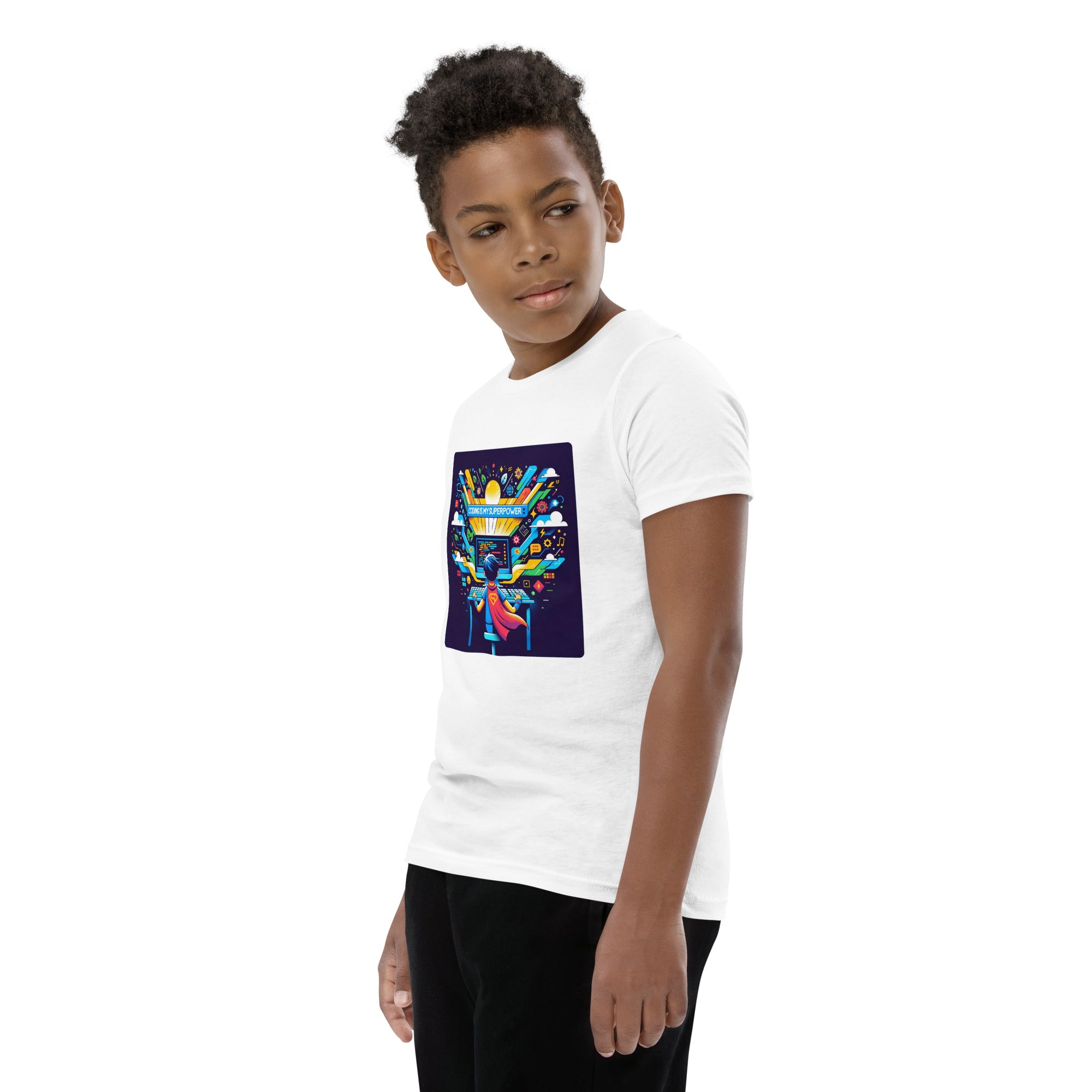 Coding Is My Superpower - Boys' Coding Tee | STEAM Evolution