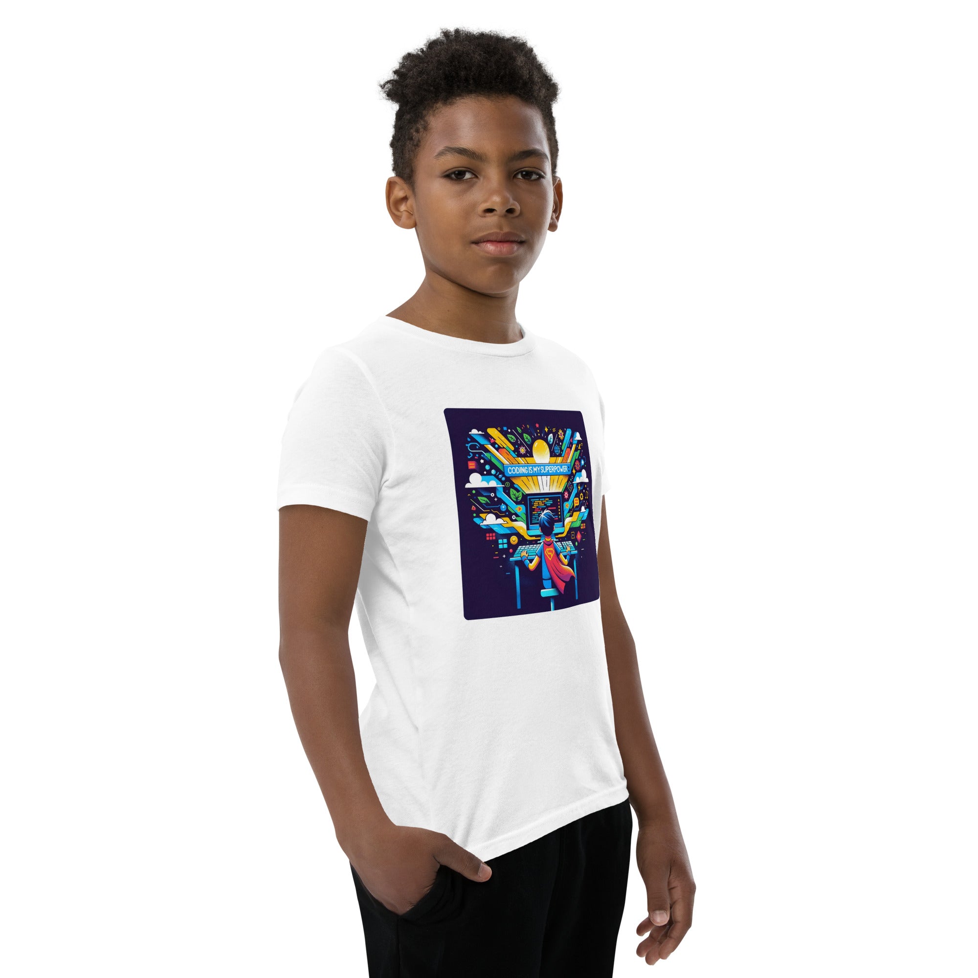 Coding Is My Superpower - Boys' Coding Tee | STEAM Evolution